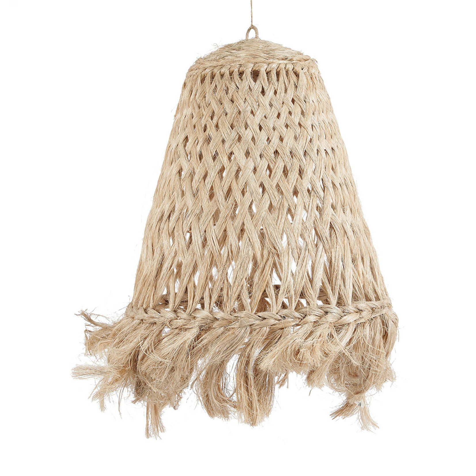 Bazar Bizar Antwerp The Abaca Jelly Fish Pendant - Natural - L