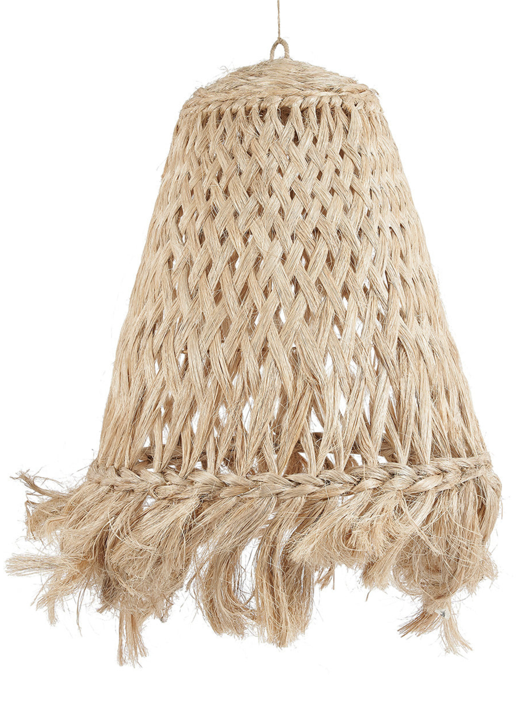 Bazar Bizar Antwerp The Abaca Jelly Fish Pendant - Natural - L