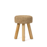 Bazar Bizar Antwerp The Raffia Stool - Natural