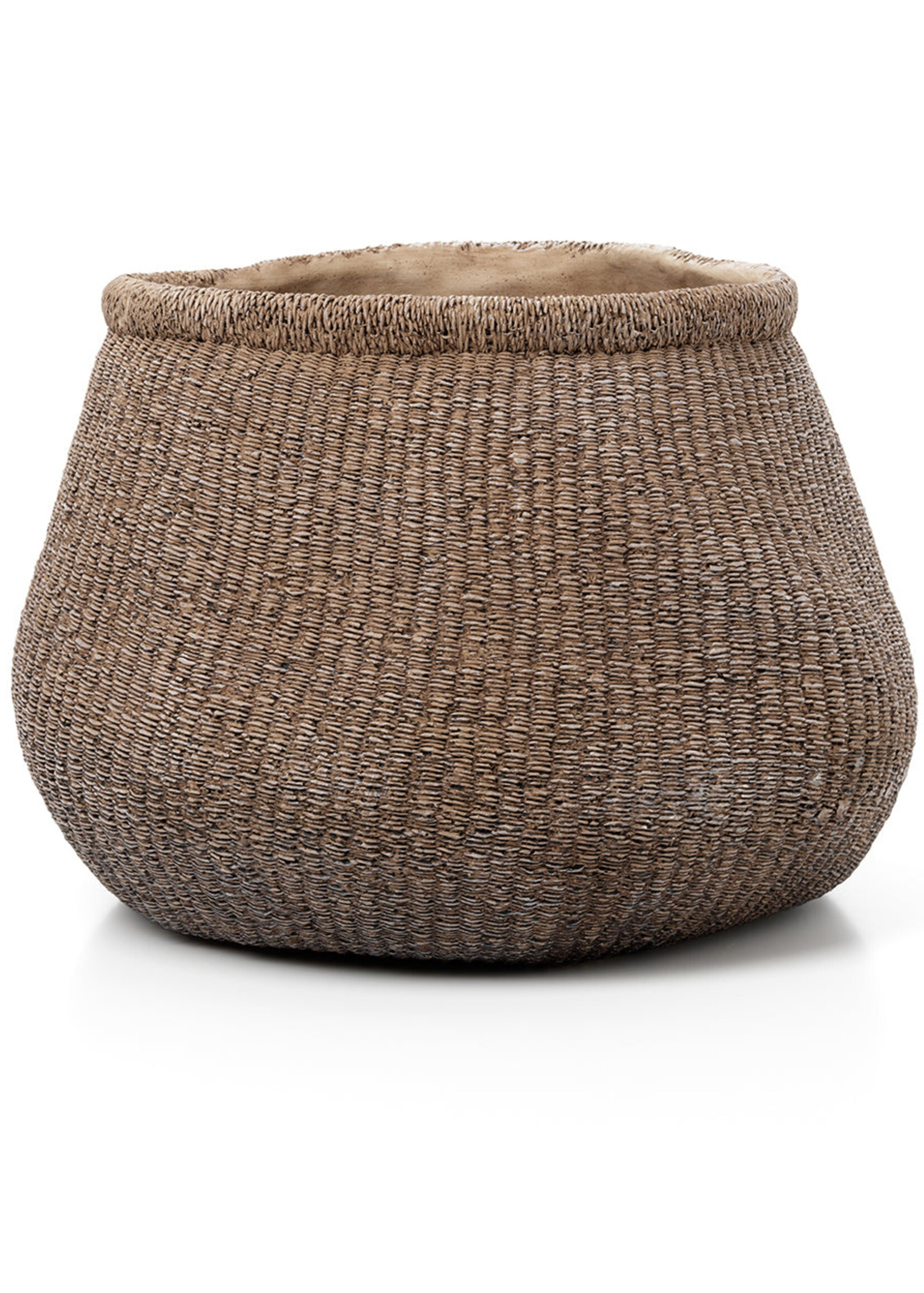 Bazar Bizar Antwerp The Faux-Puff Planter - Brown - XL