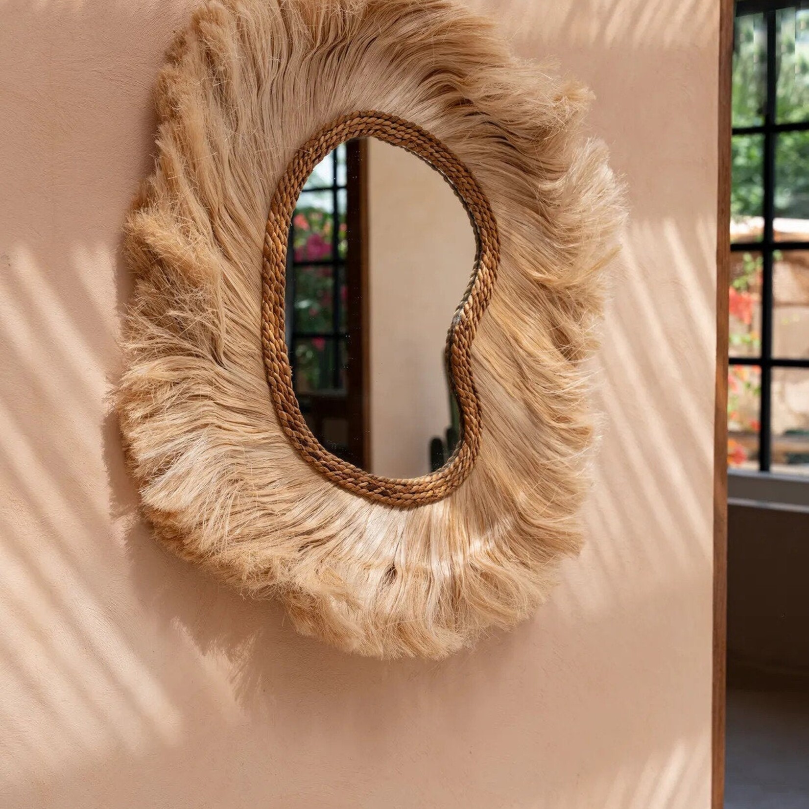 Bazar Bizar Antwerp The La Principessa Mirror - Natural - L