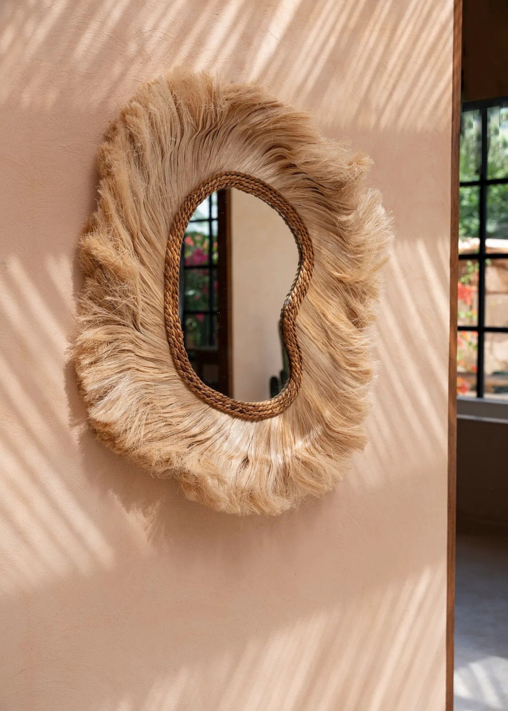 Bazar Bizar Antwerp The La Principessa Mirror - Natural - L