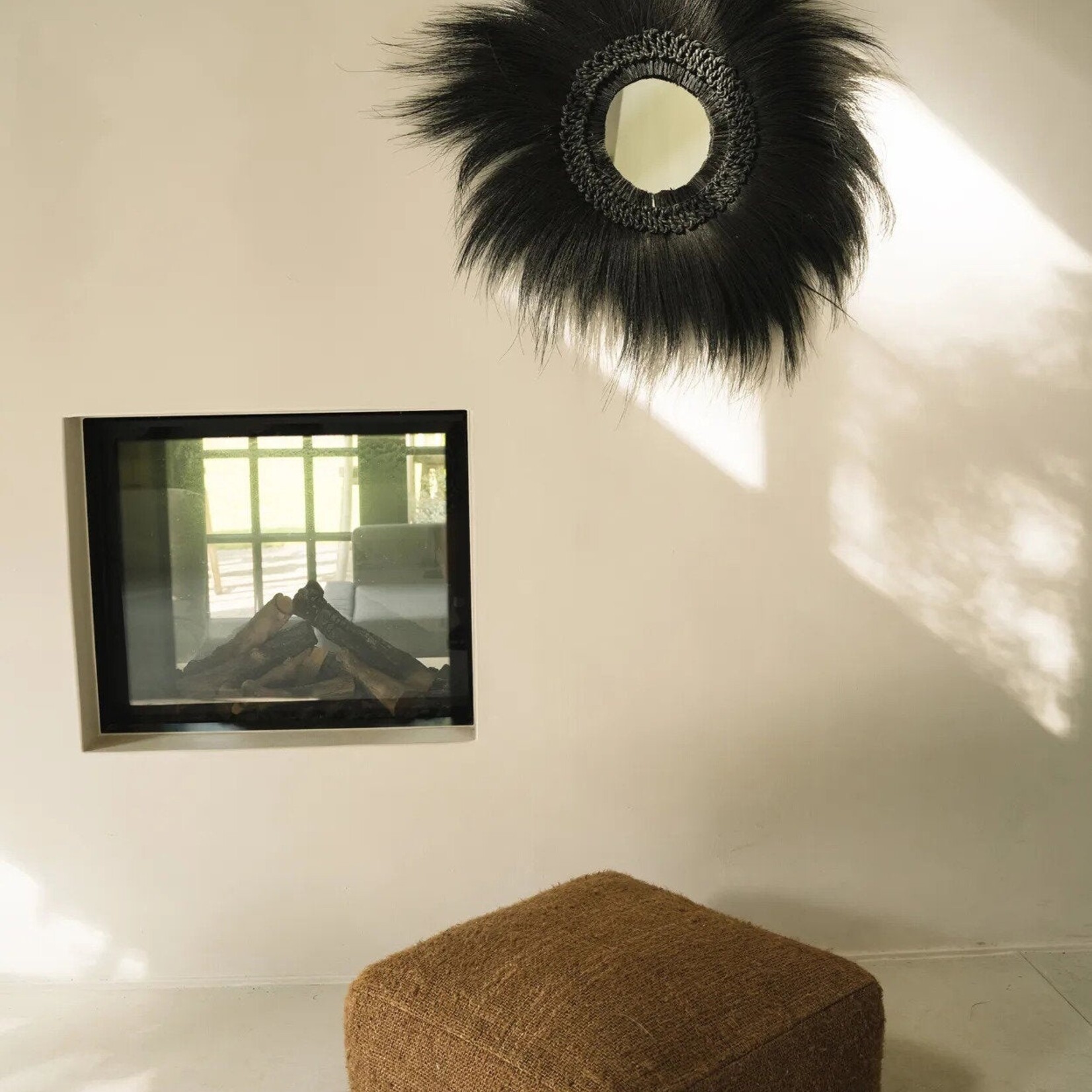 Bazar Bizar Antwerp The Simba Mirror - Black - M