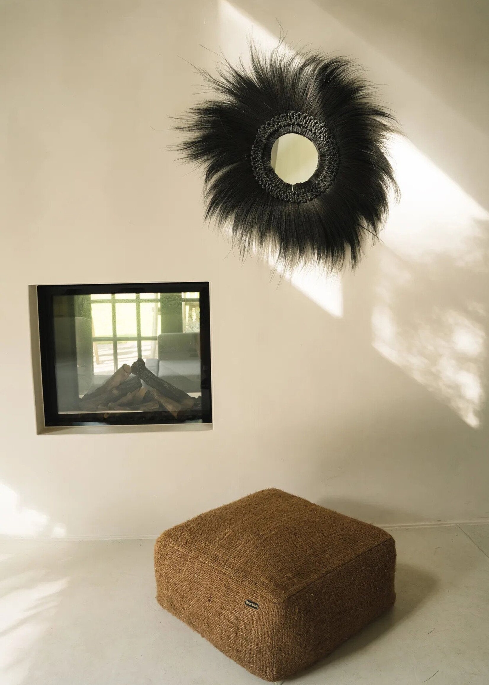 Bazar Bizar Antwerp The Simba Mirror - Black - M