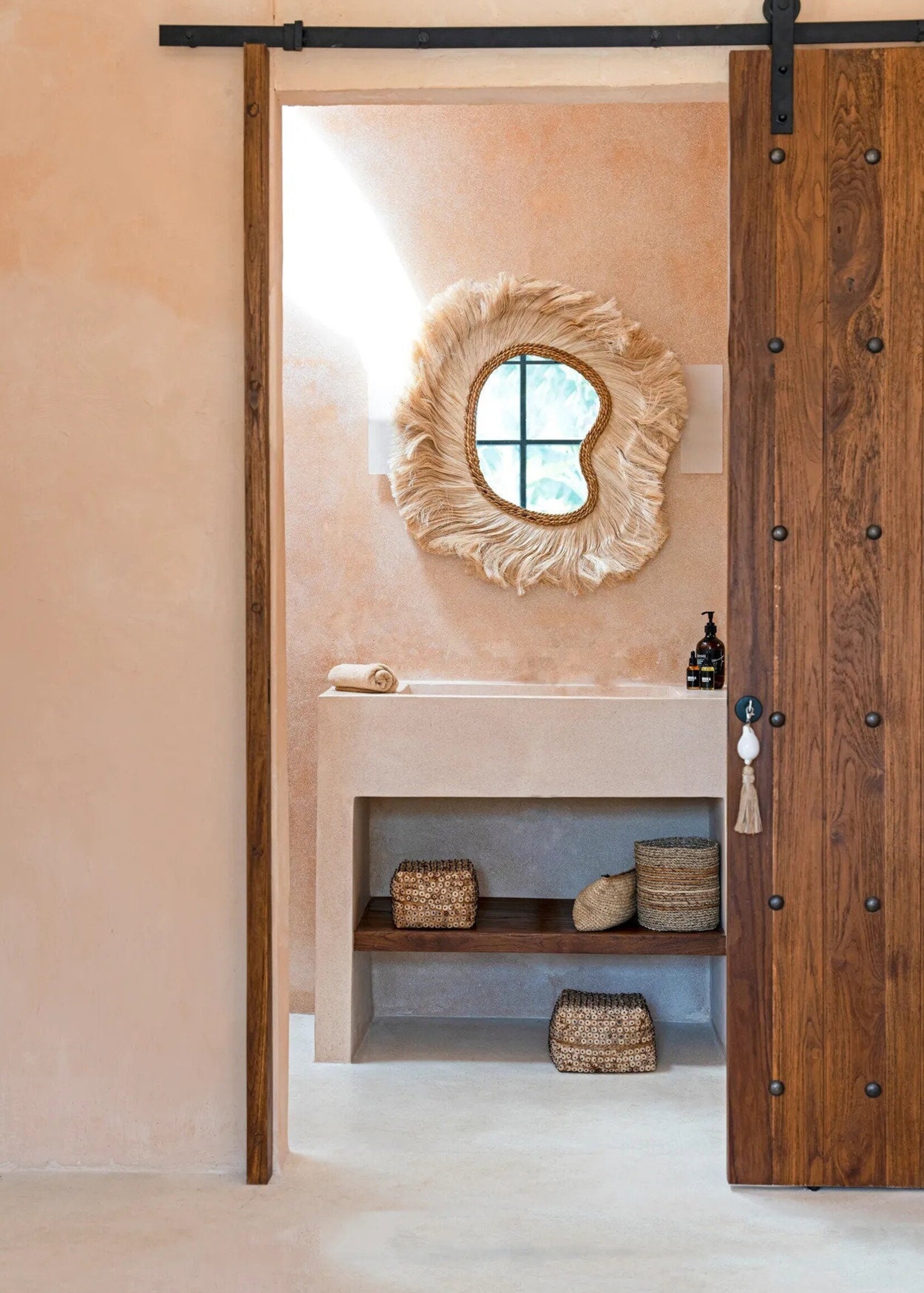 Bazar Bizar Antwerp The La Principessa Mirror - Natural - L