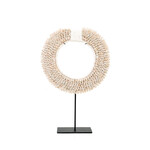 Bazar Bizar Antwerp The Papua Shell Disc on Stand - White - M