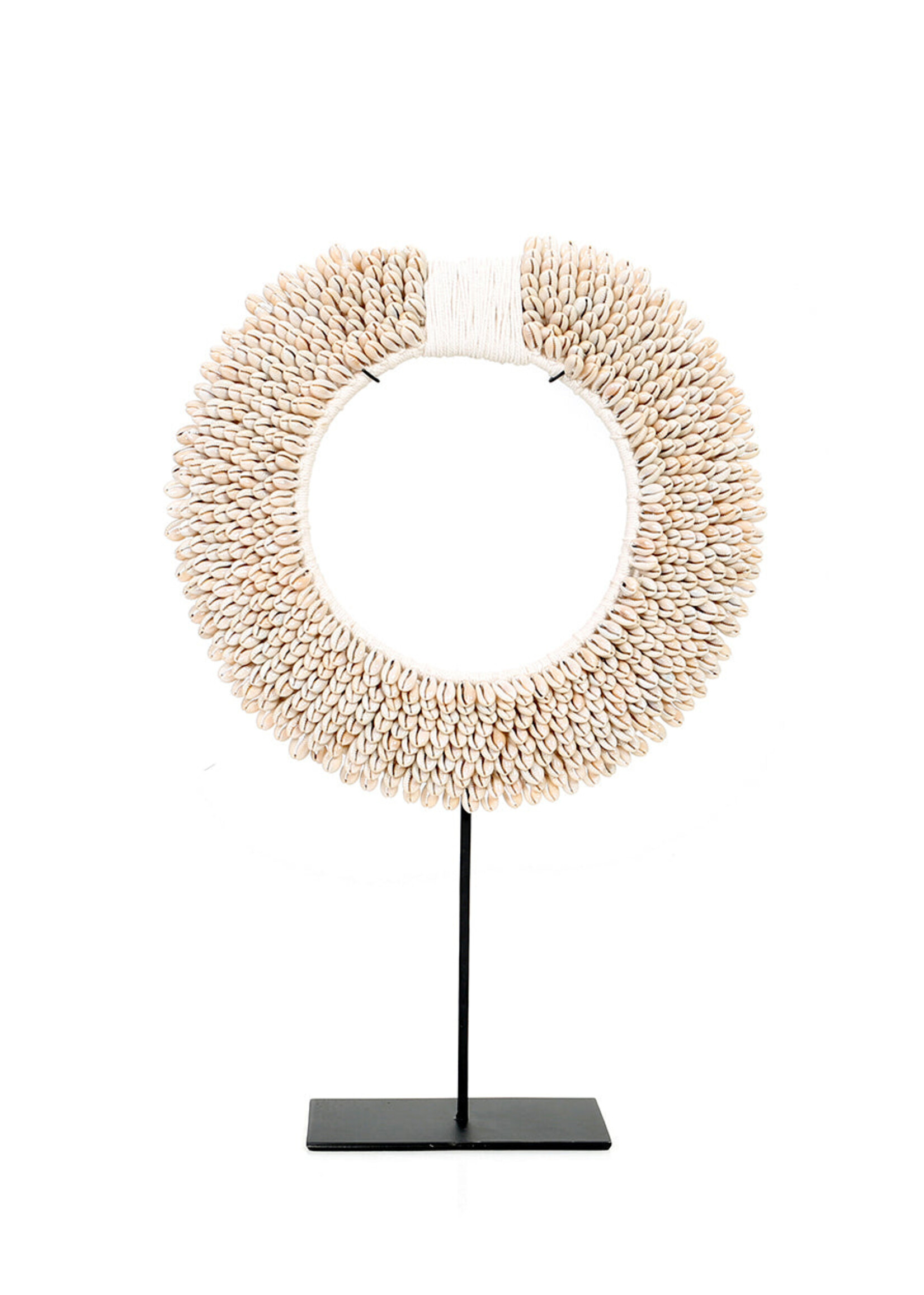 Bazar Bizar Antwerp The Papua Shell Disc on Stand - White - M