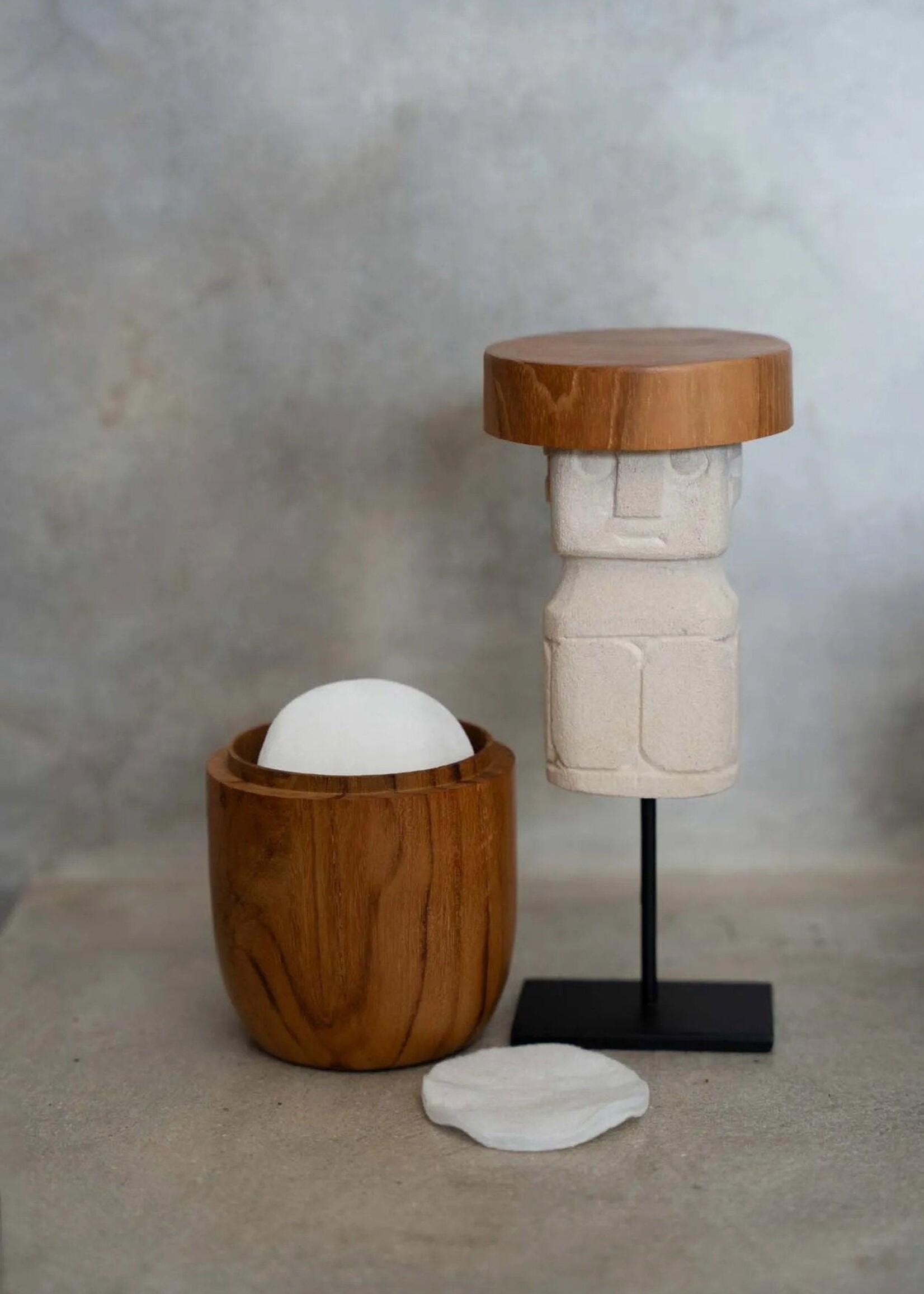 Bazar Bizar Antwerp The Teak Root Jar Low - M