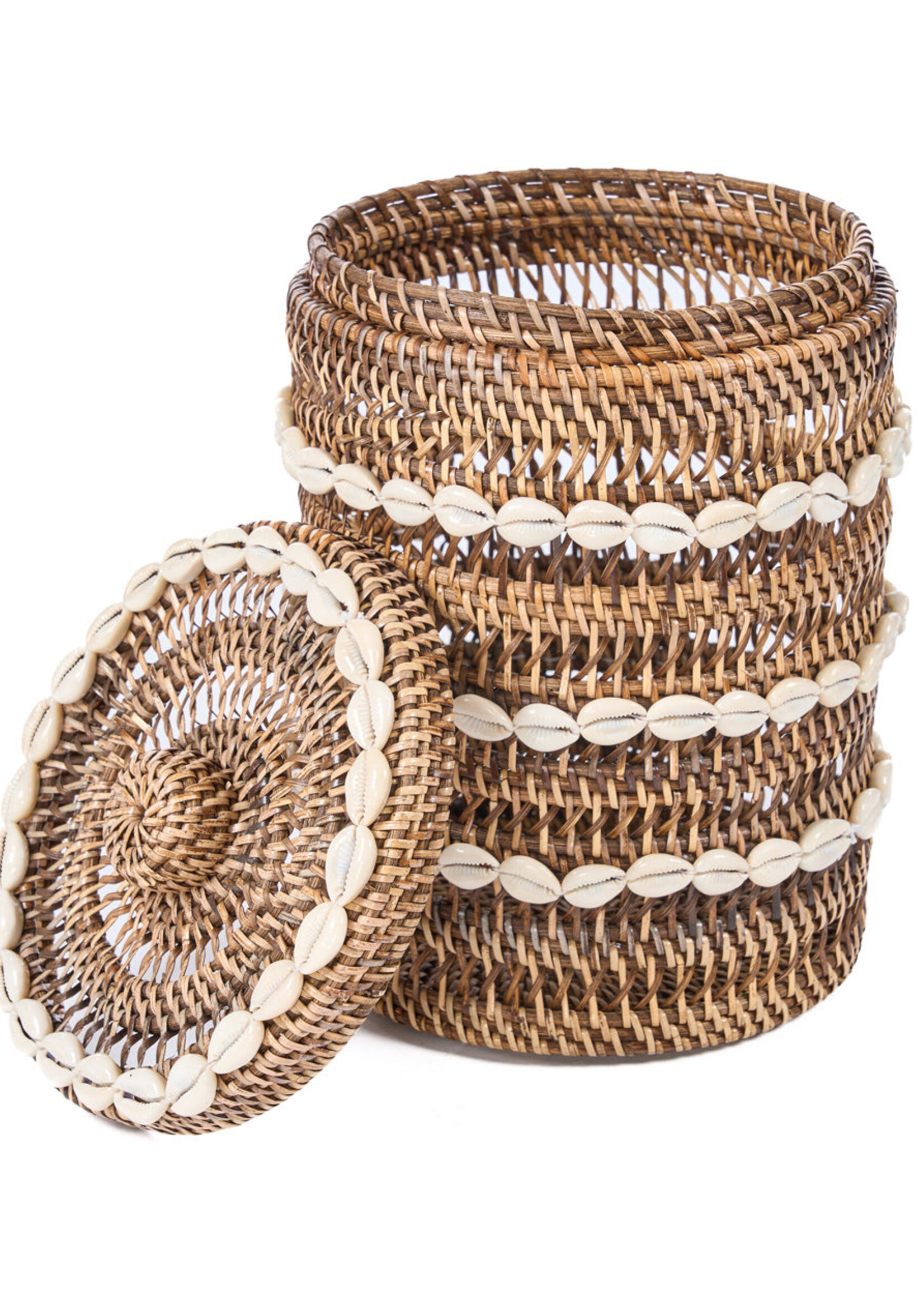 Bazar Bizar Antwerp The Shell Storage Bin - Natural Brown
