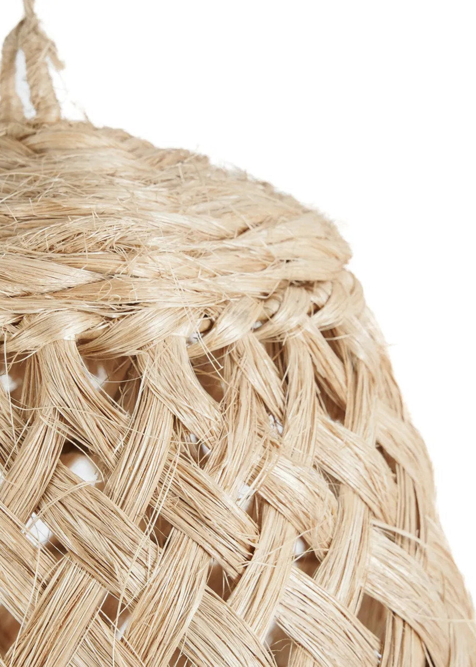 Bazar Bizar Antwerp The Abaca Jelly Fish Pendant - Natural - S