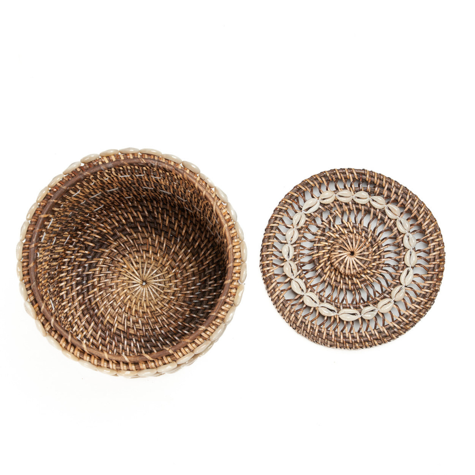 Bazar Bizar Antwerp The Shell Storage Bin - Natural Brown