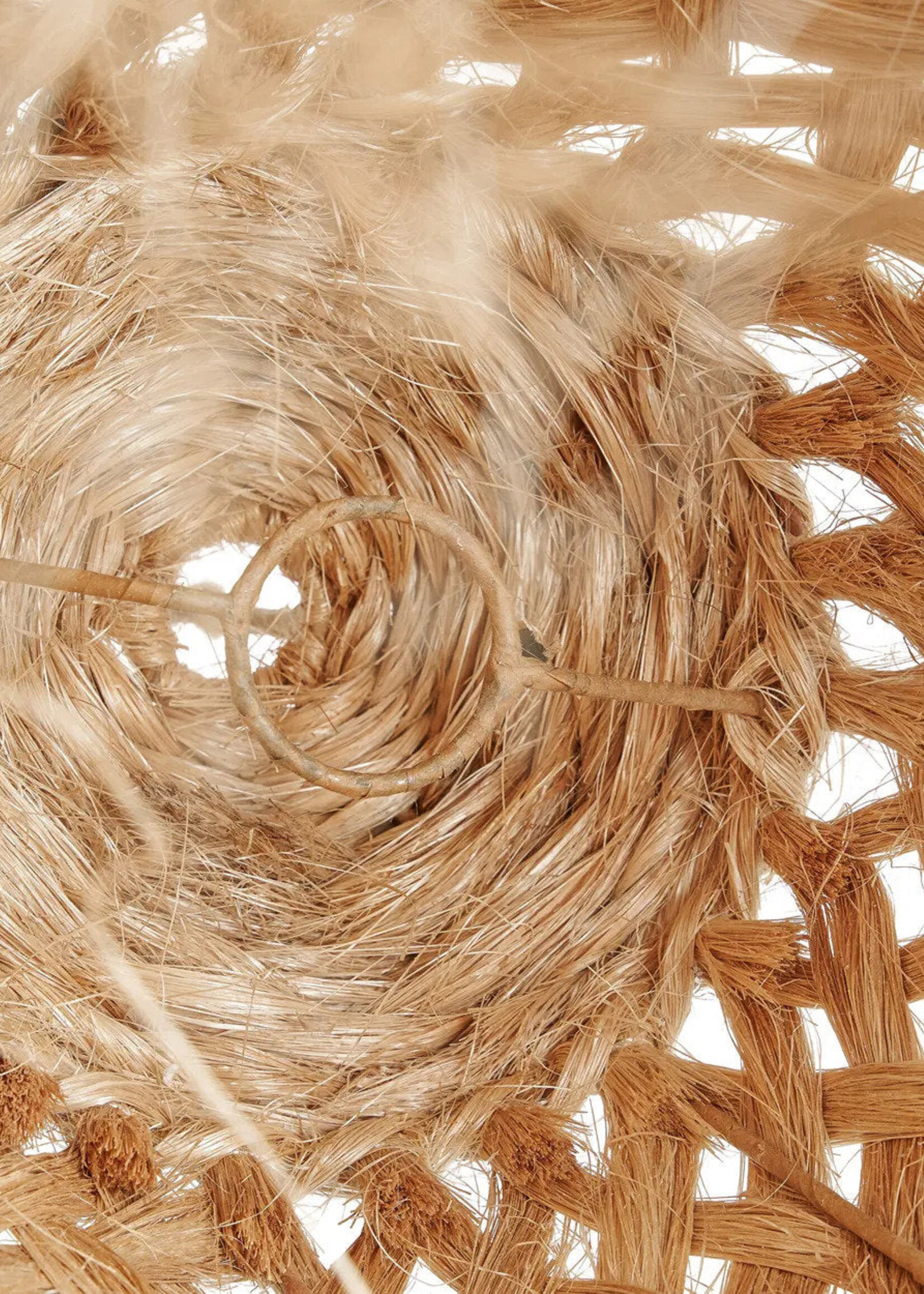 Bazar Bizar Antwerp The Abaca Jelly Fish Pendant - Natural - S