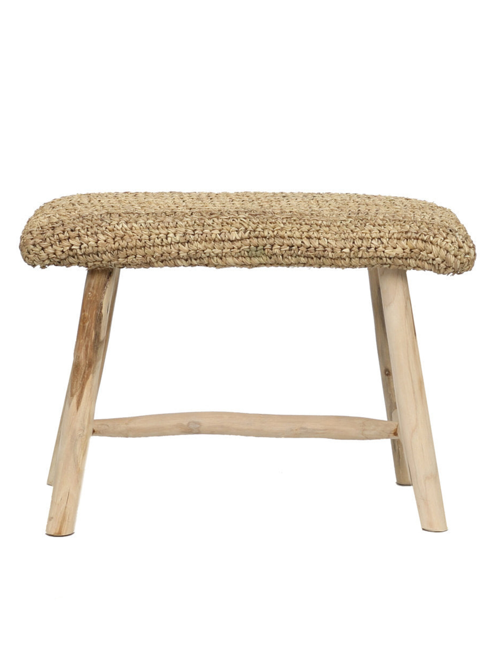Bazar Bizar The Raffia Bench - Natural