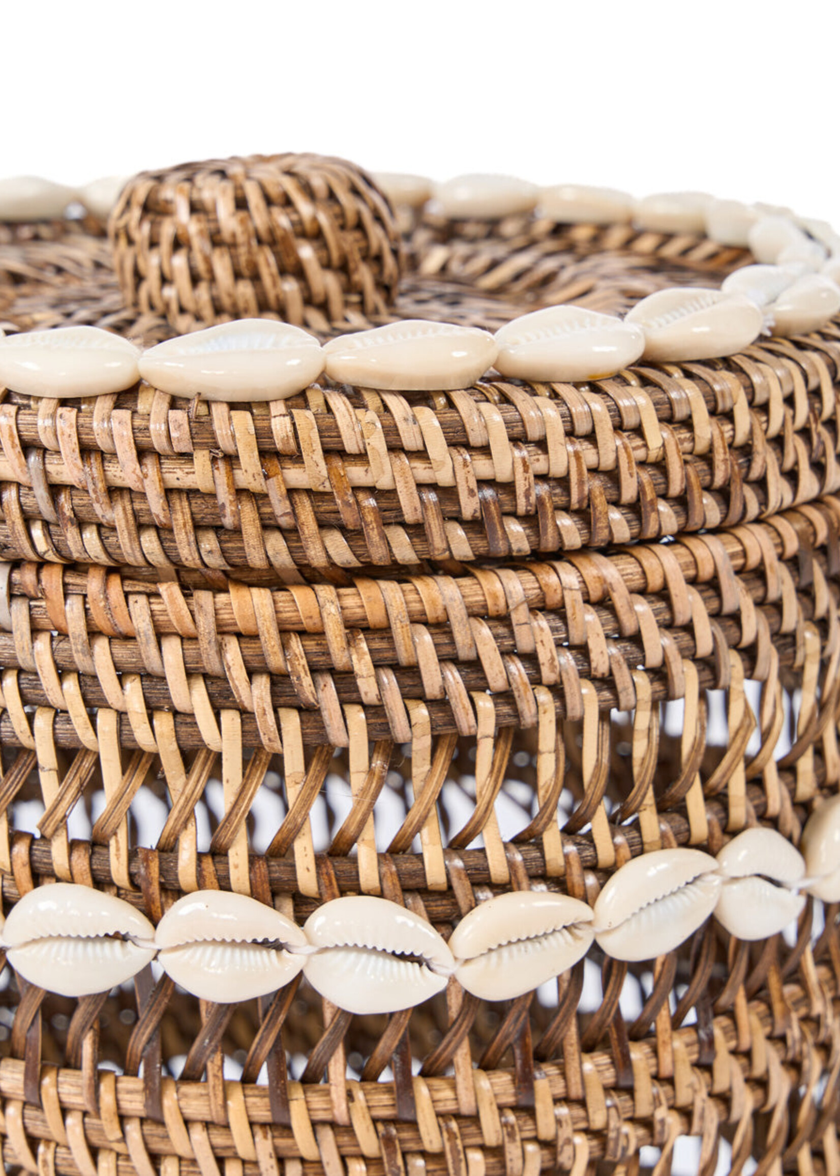 Bazar Bizar Antwerp The Shell Storage Bin - Natural Brown