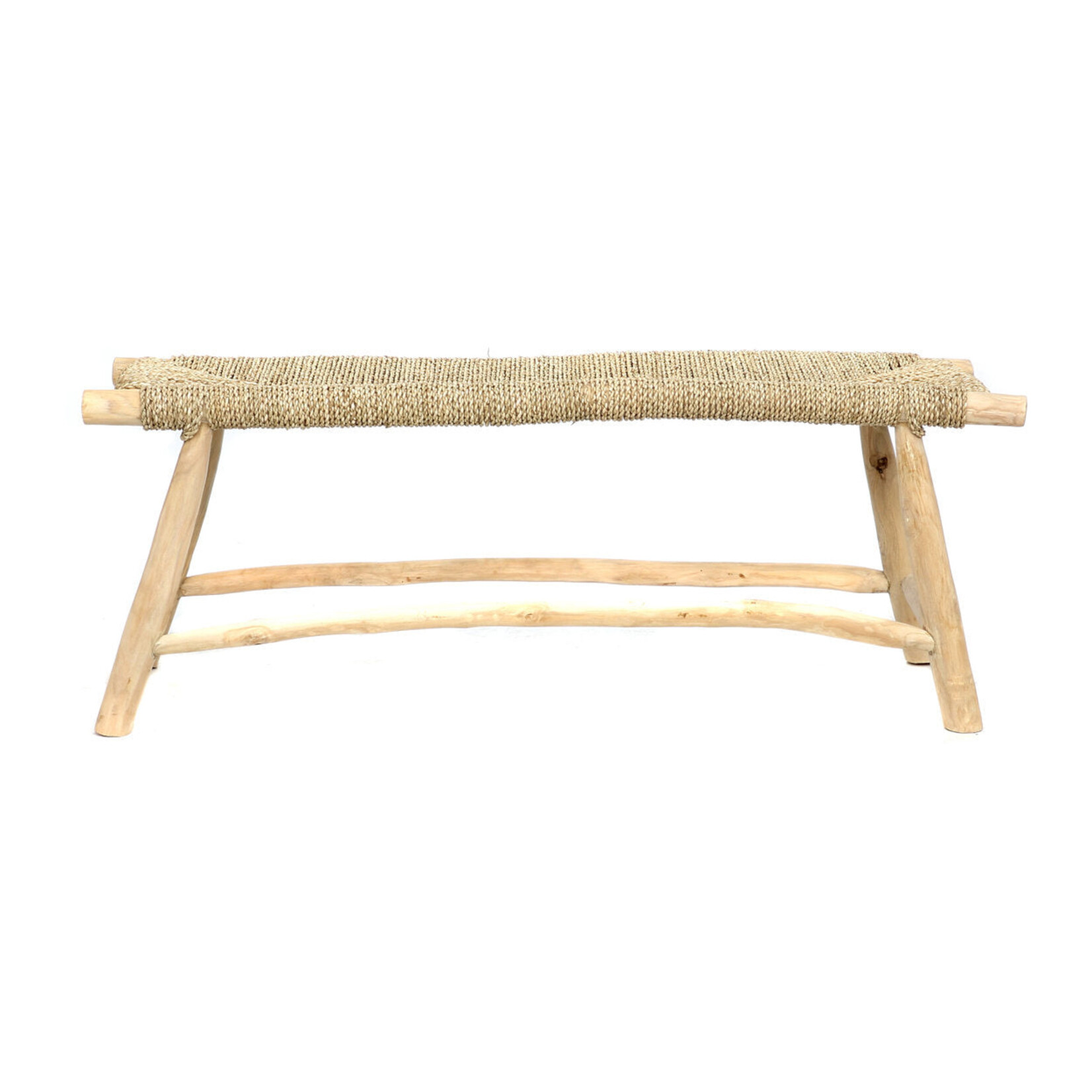 Bazar Bizar Antwerp The Porto Seagrass Bench - Natural - L