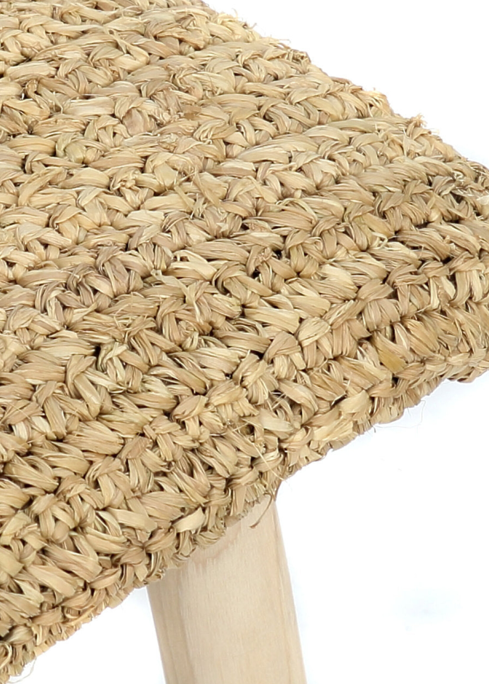 Bazar Bizar The Raffia Bench - Natural