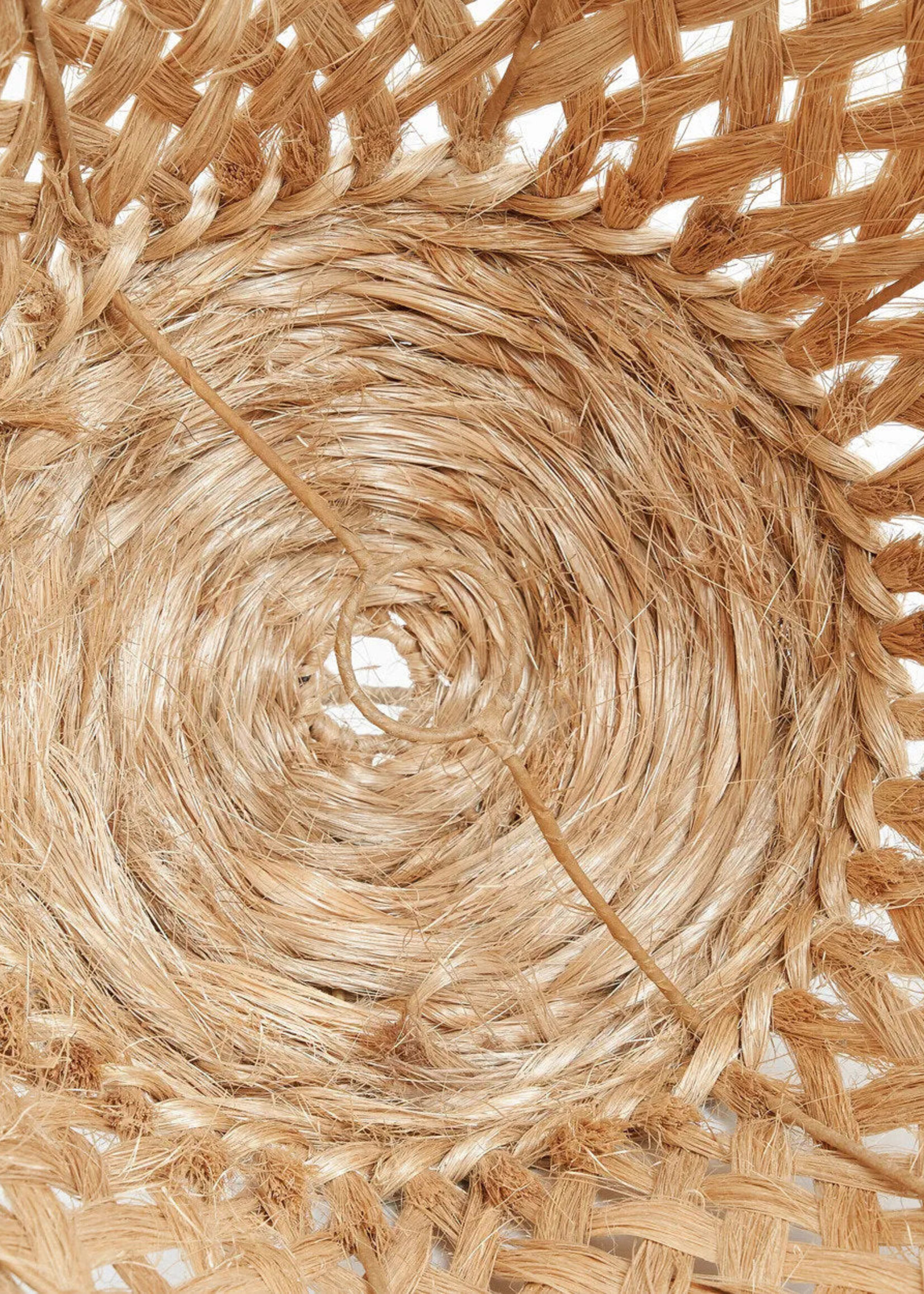 Bazar Bizar Antwerp The Abaca Jelly Fish Pendant - Natural - L