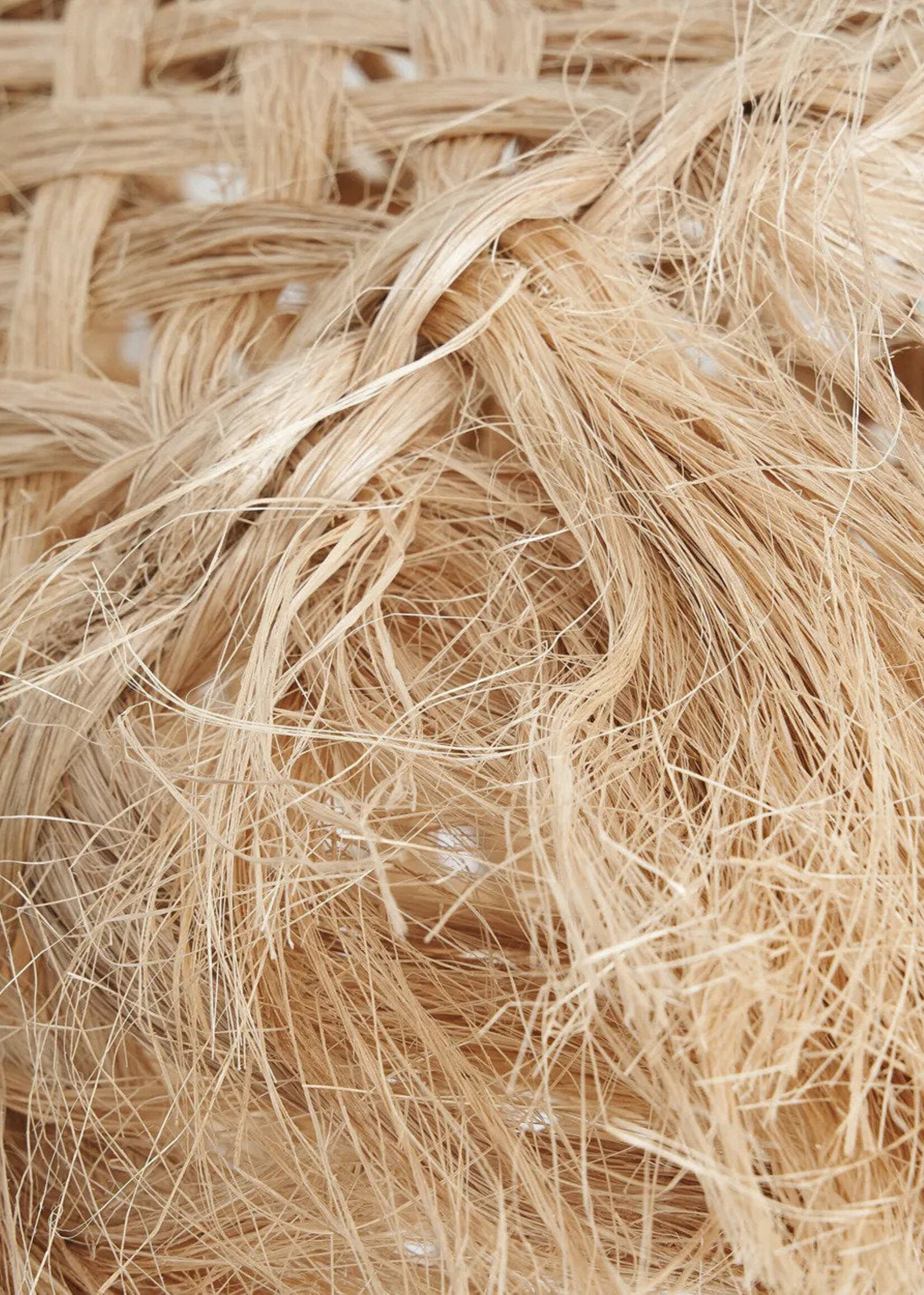Bazar Bizar Antwerp The Abaca Jelly Fish Pendant - Natural - S