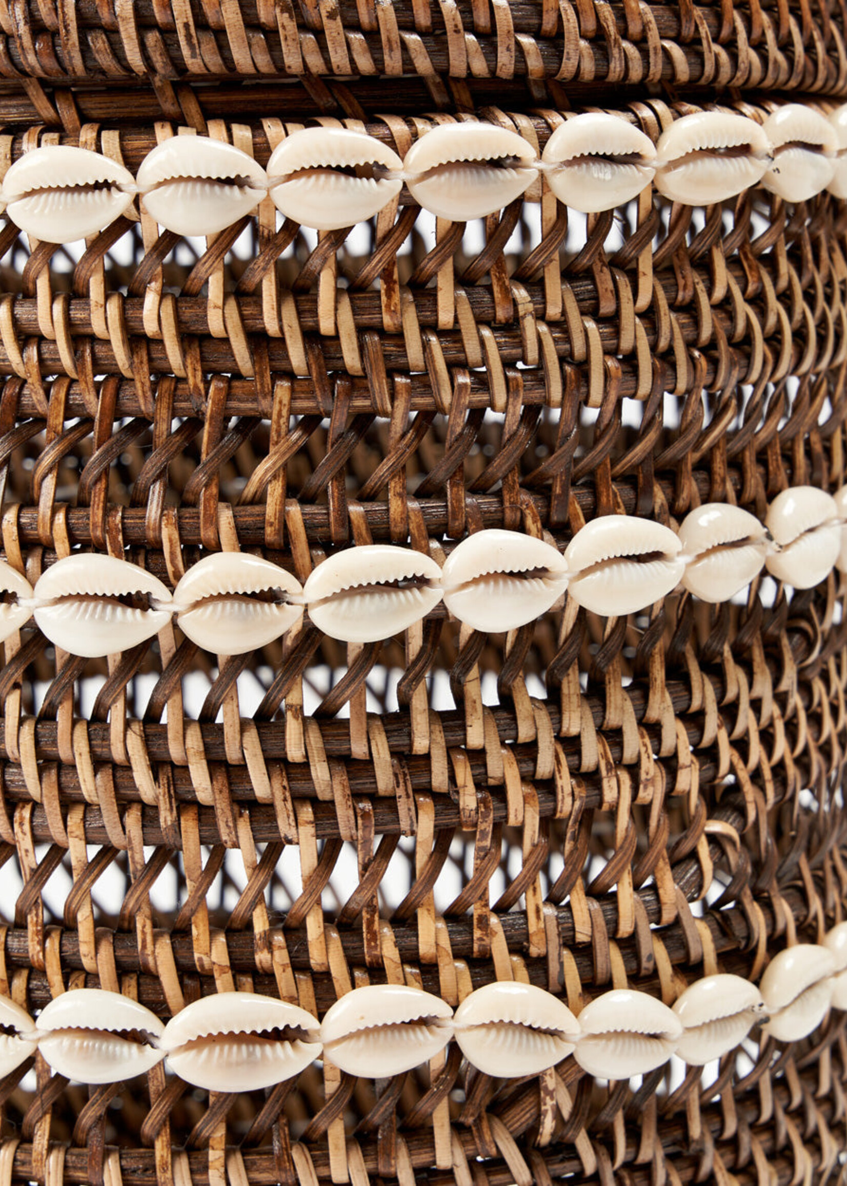 Bazar Bizar Antwerp The Shell Storage Bin - Natural Brown