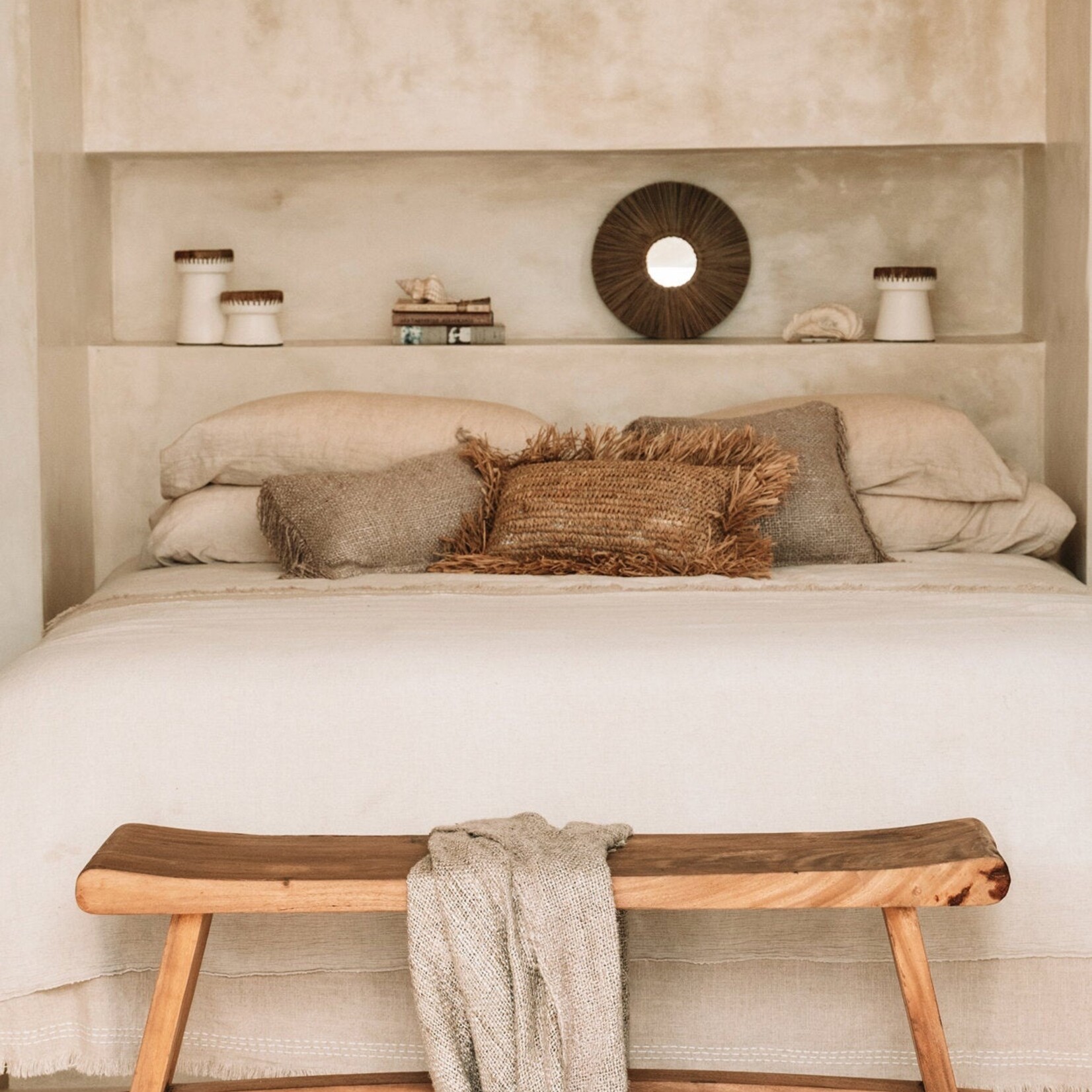 Bazar Bizar Antwerp The Suar Bench - Natural - 120