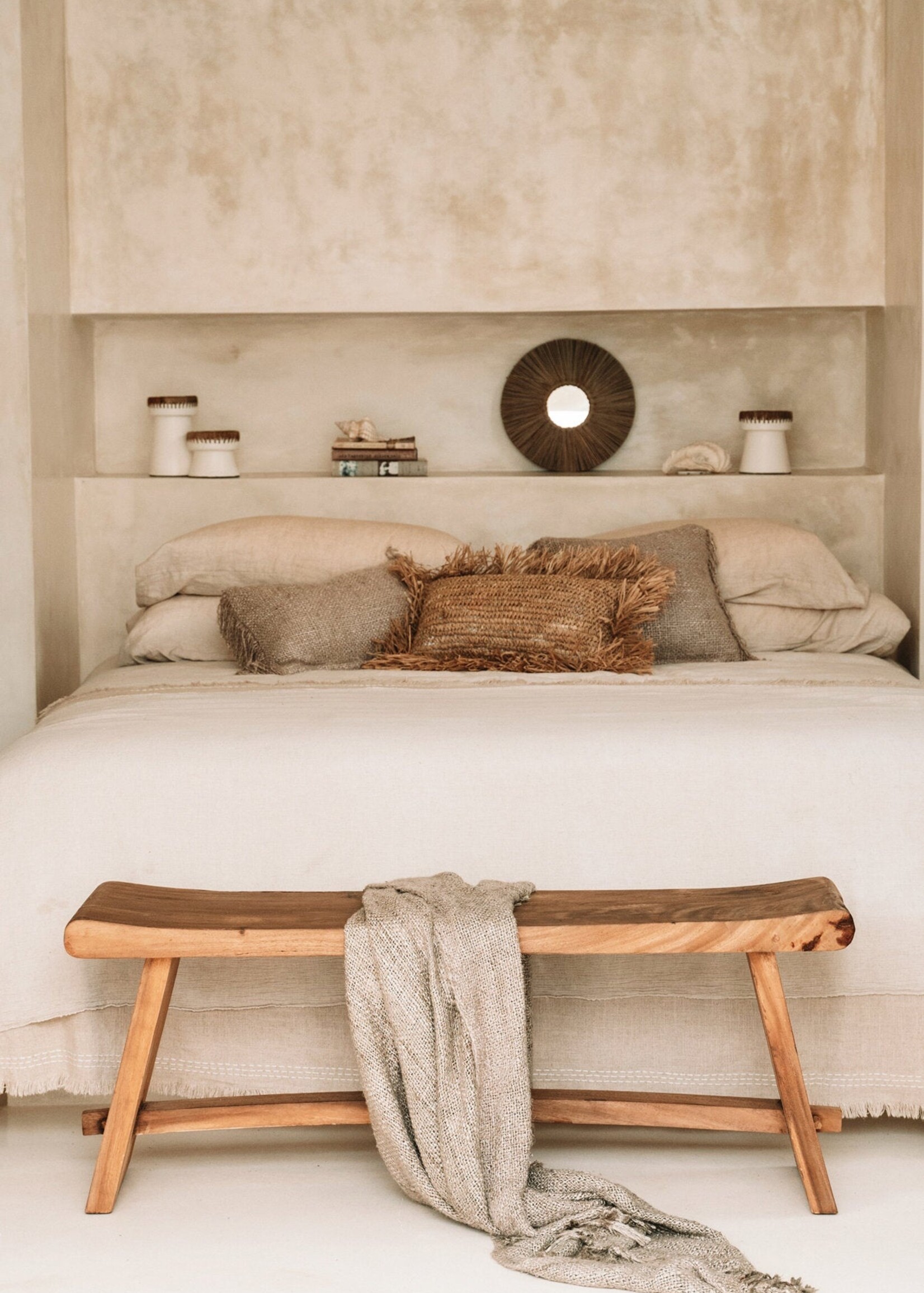 Bazar Bizar Antwerp The Suar Bench - Natural - 120