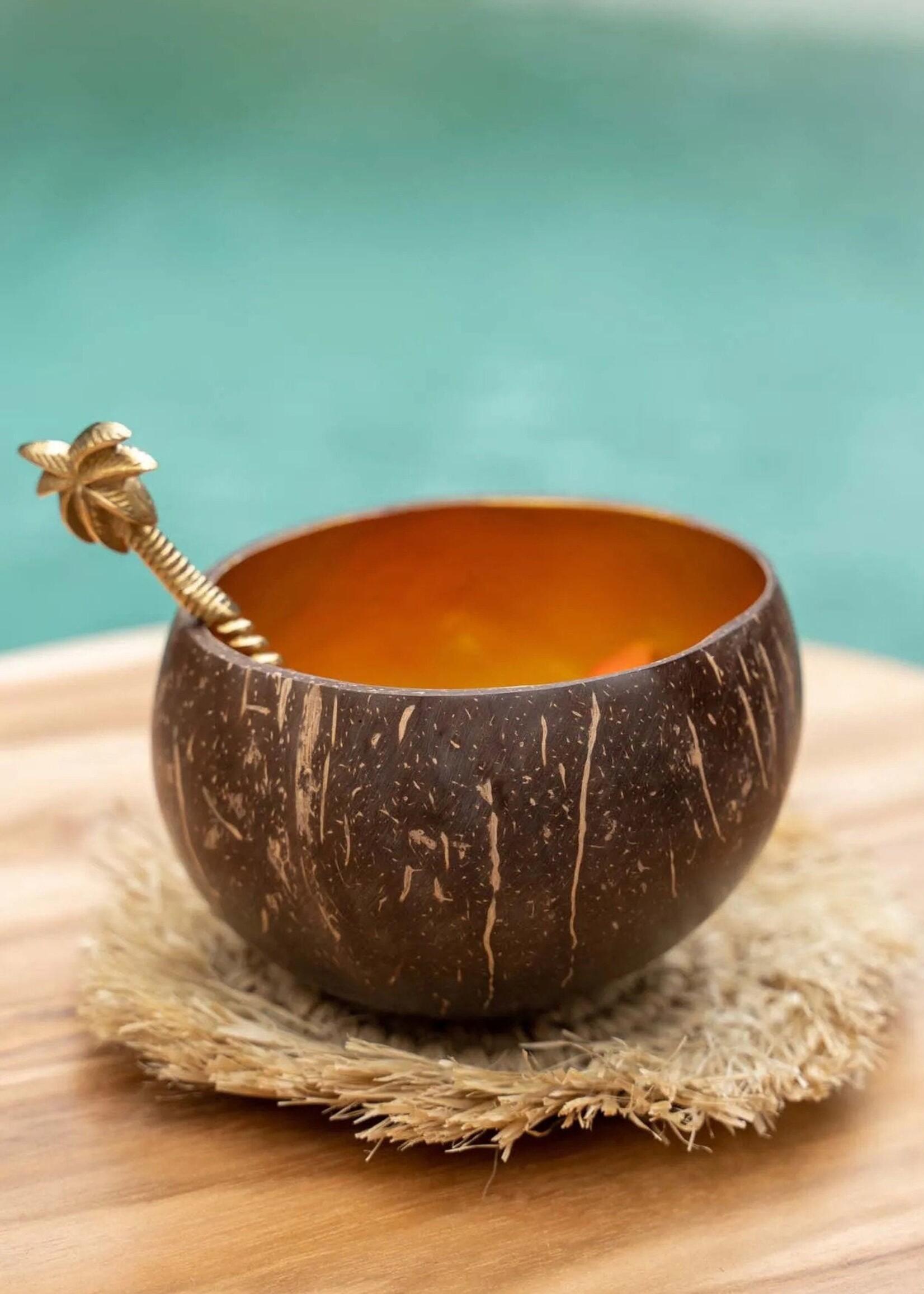 Bazar Bizar Antwerp The Coco Food Bowl - Natural Gold