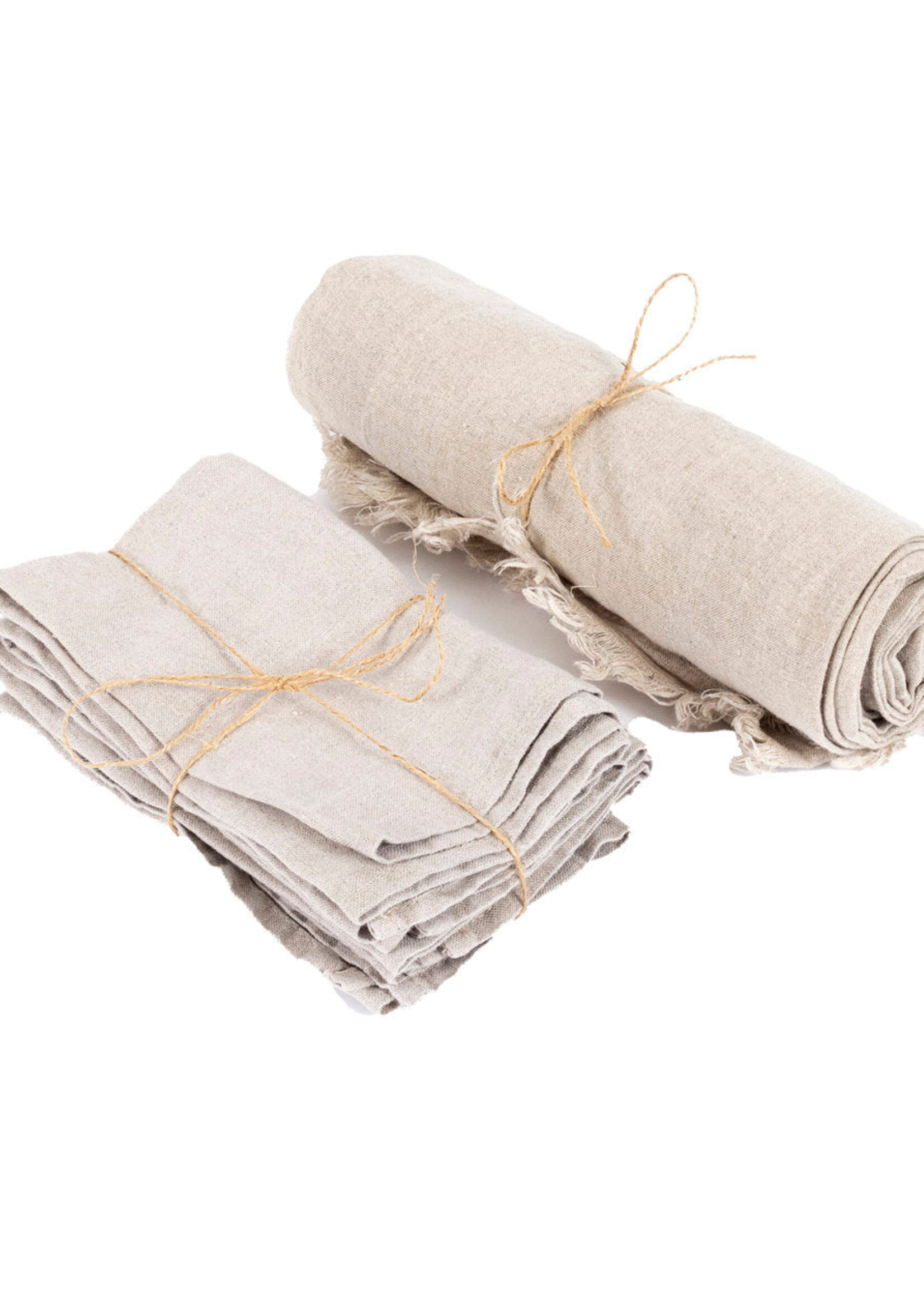 Bazar Bizar Antwerp The Linen Tablecloth - Beige - 150x250