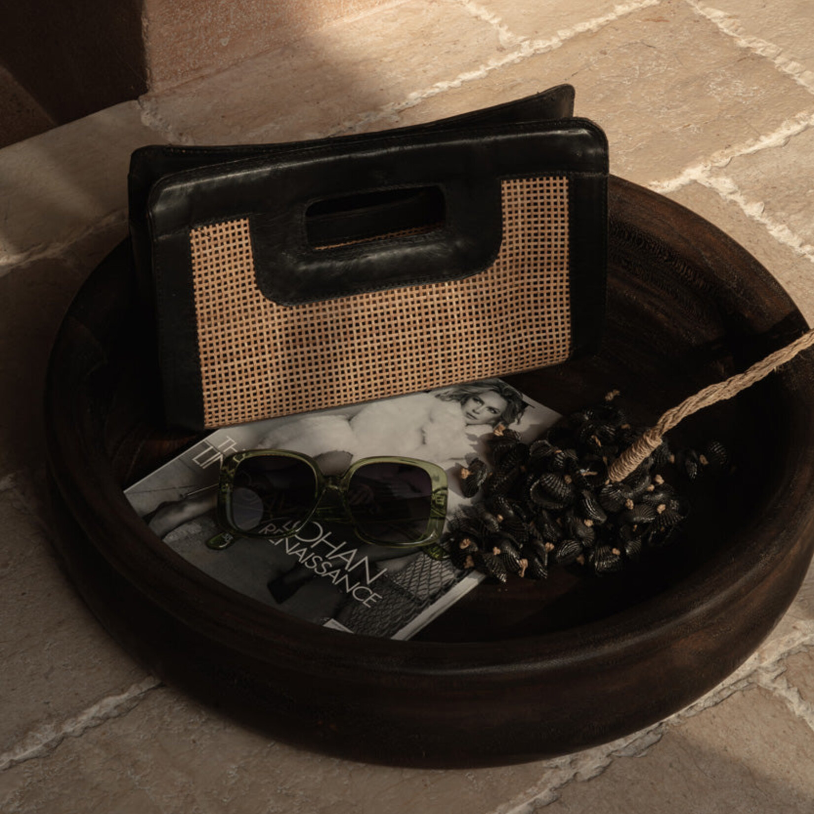 Bazar Bizar Antwerp The Banyan Bowl - Dark Walnut