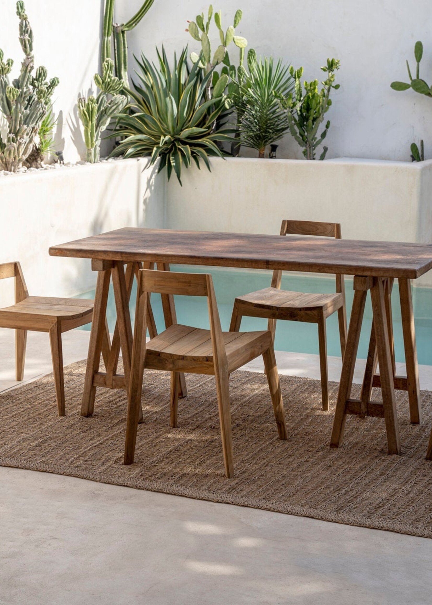 Bazar Bizar Antwerp The Paxi Dining Chair - Natural - Outdoor