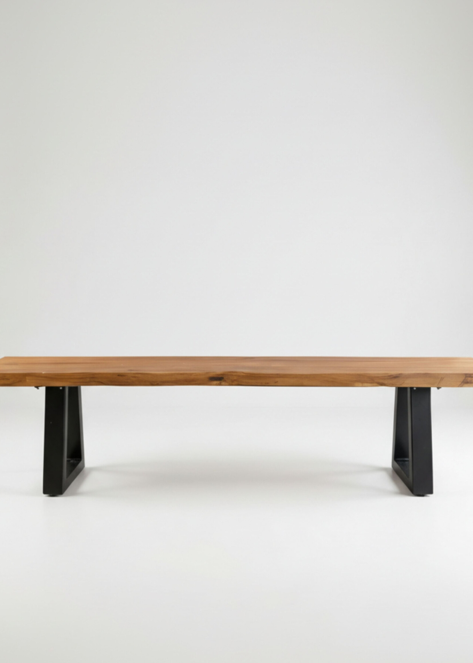 Bazar Bizar Antwerp Bench With Iron Legs - Natural - 220