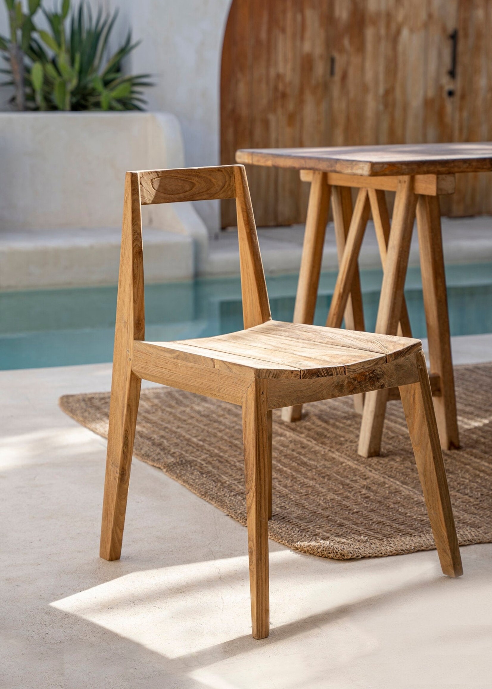 Bazar Bizar Antwerp The Paxi Dining Chair - Natural - Outdoor