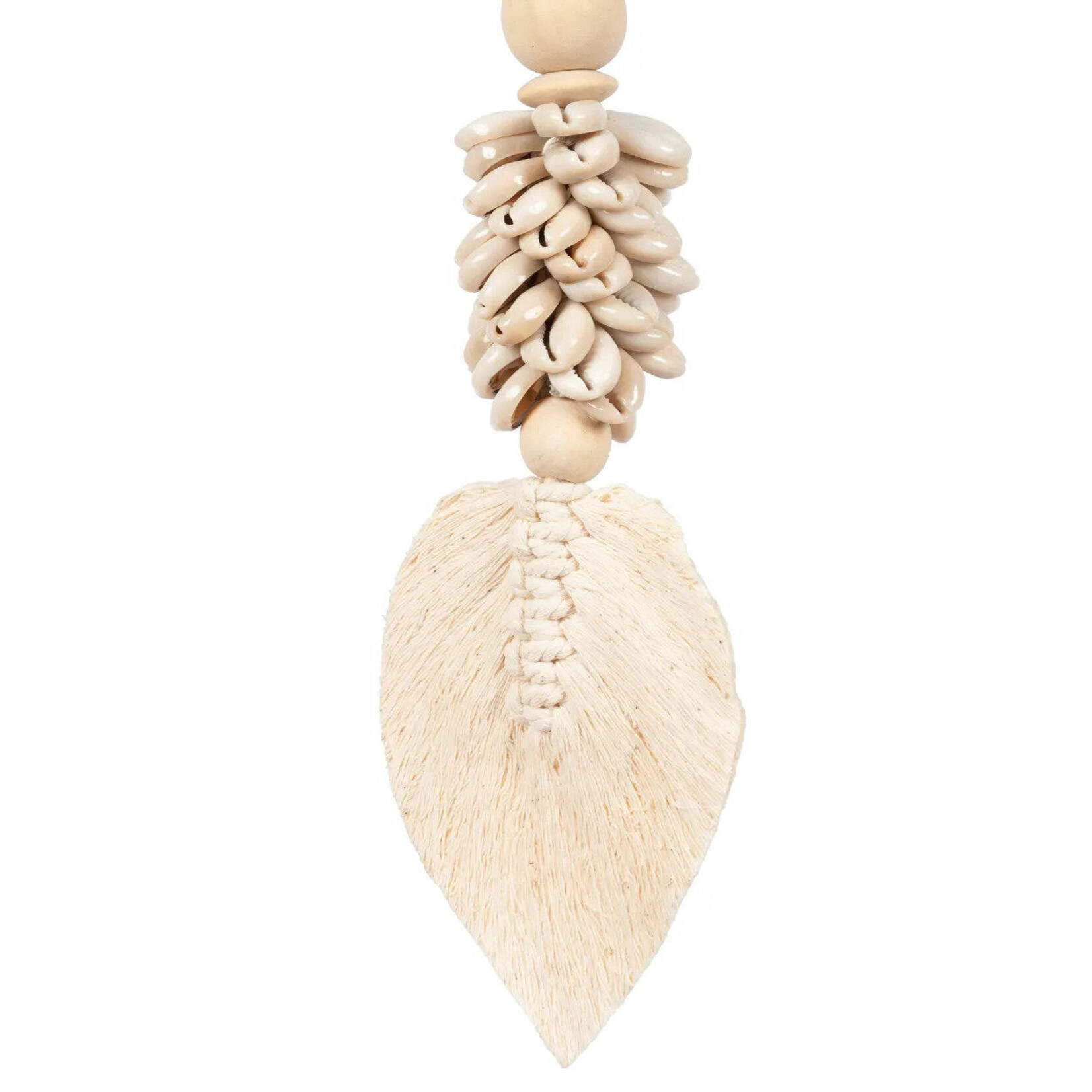 Bazar Bizar Antwerp The Leaf & Shell Tassel - Natural