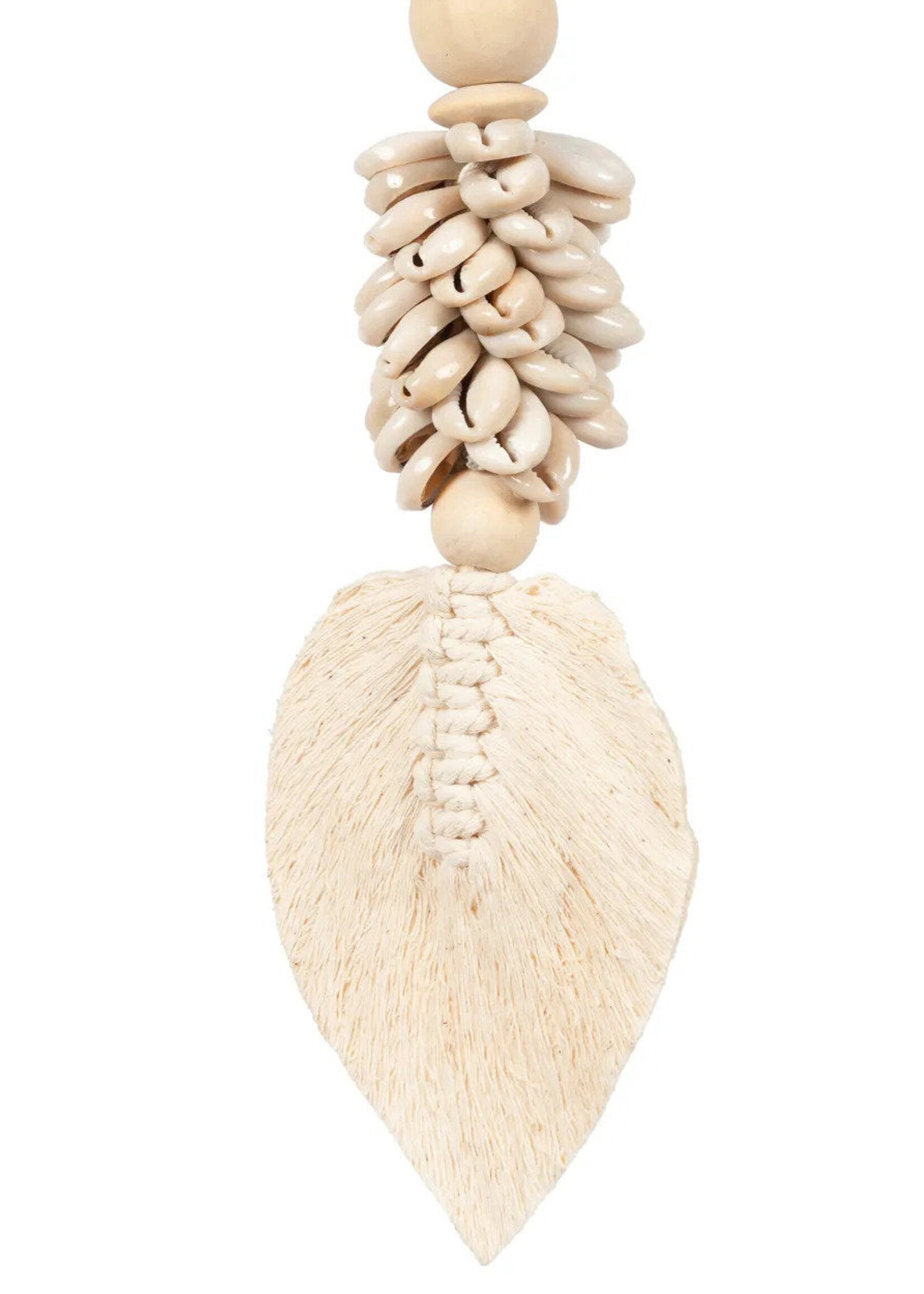 Bazar Bizar Antwerp The Leaf & Shell Tassel - Natural