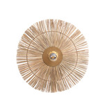 Bazar Bizar Antwerp The Beausoleil Wall Lamp - Natural Gold - M