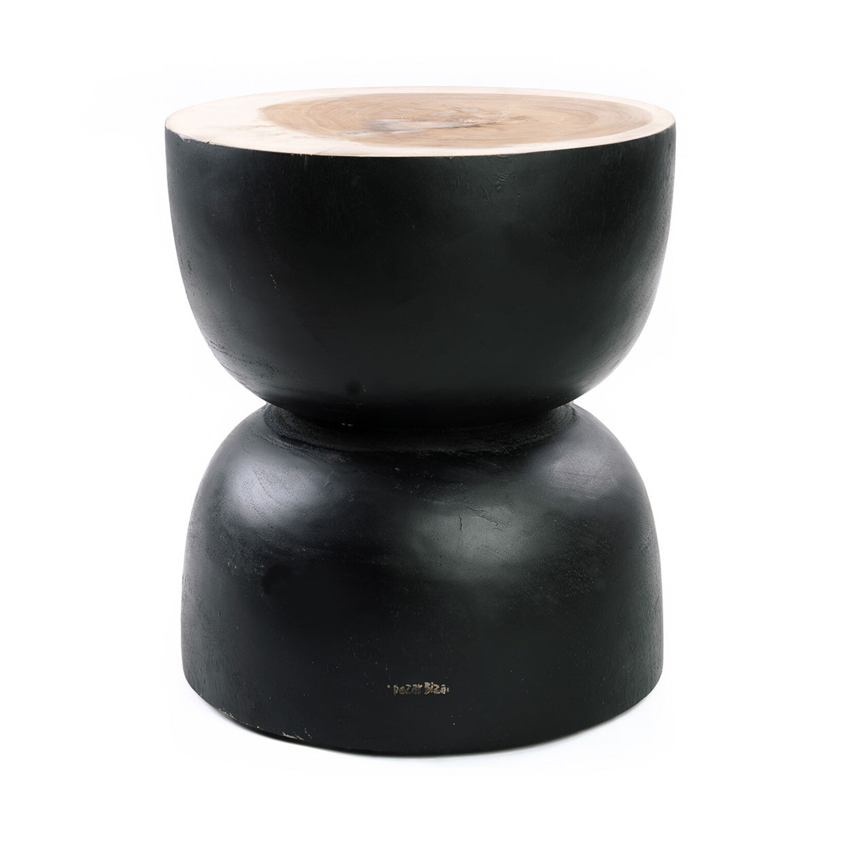 Bazar Bizar Antwerp The Karbun Stool - Black Natural