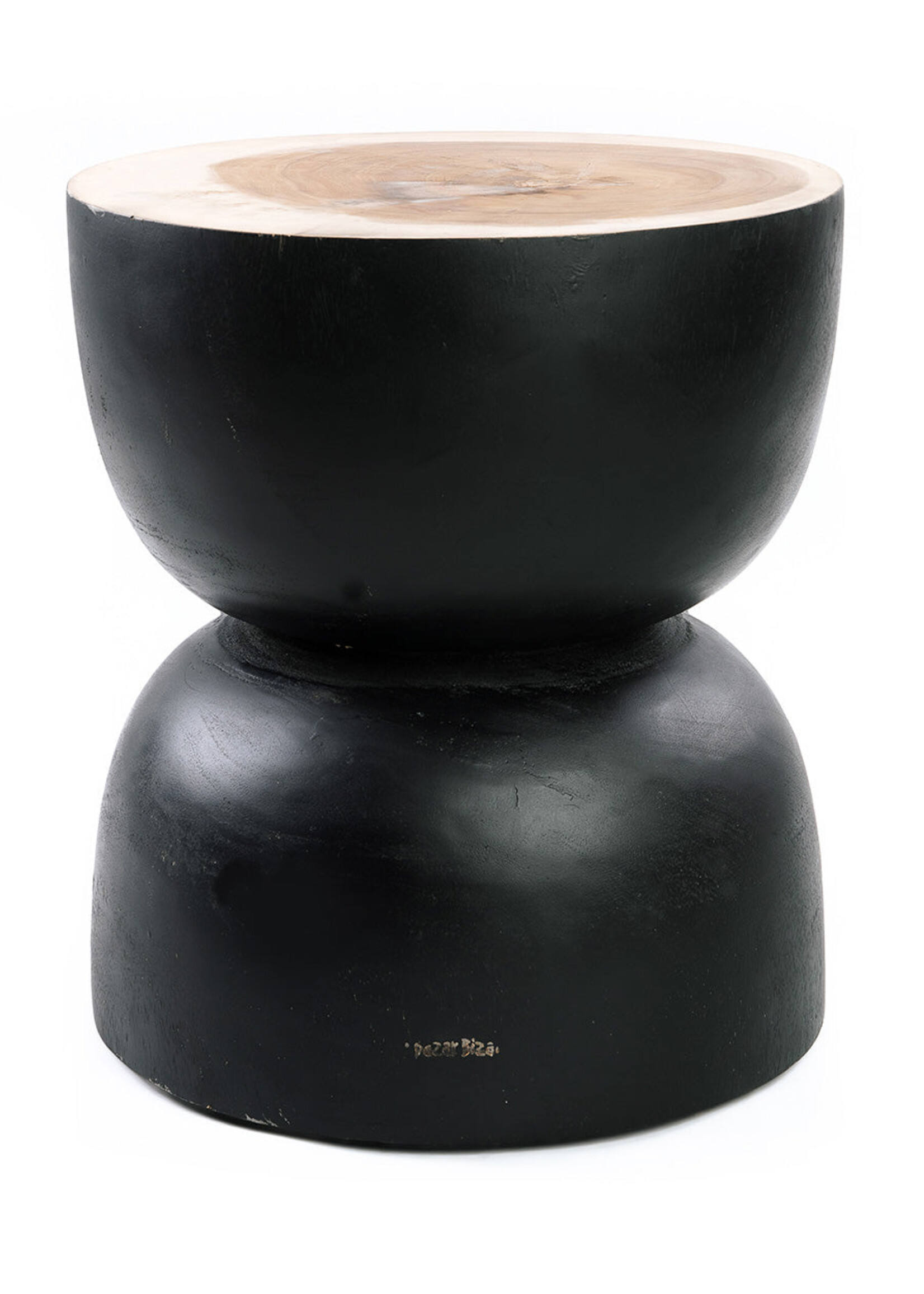 Bazar Bizar Antwerp The Karbun Stool - Black Natural