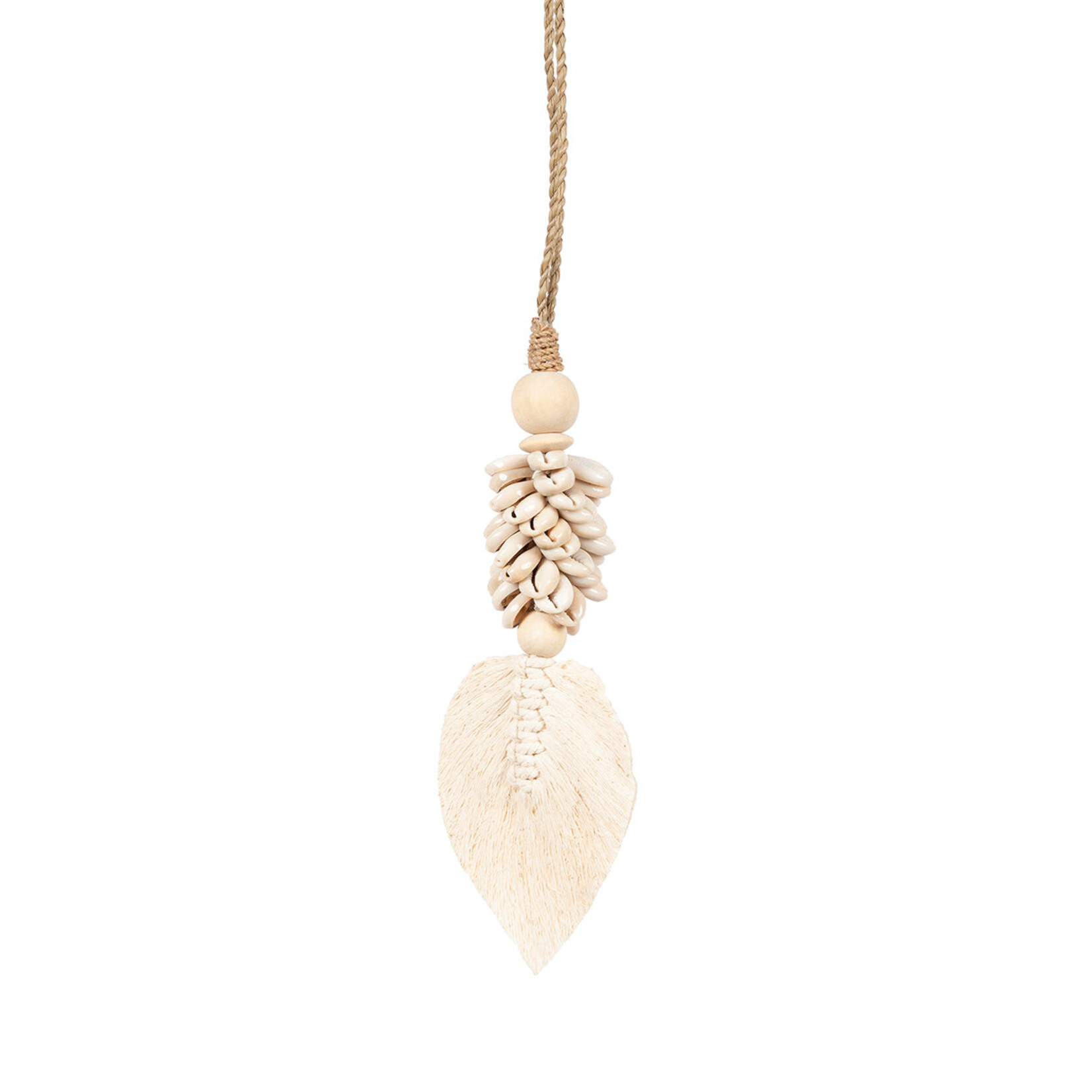 Bazar Bizar Antwerp The Leaf & Shell Tassel - Natural