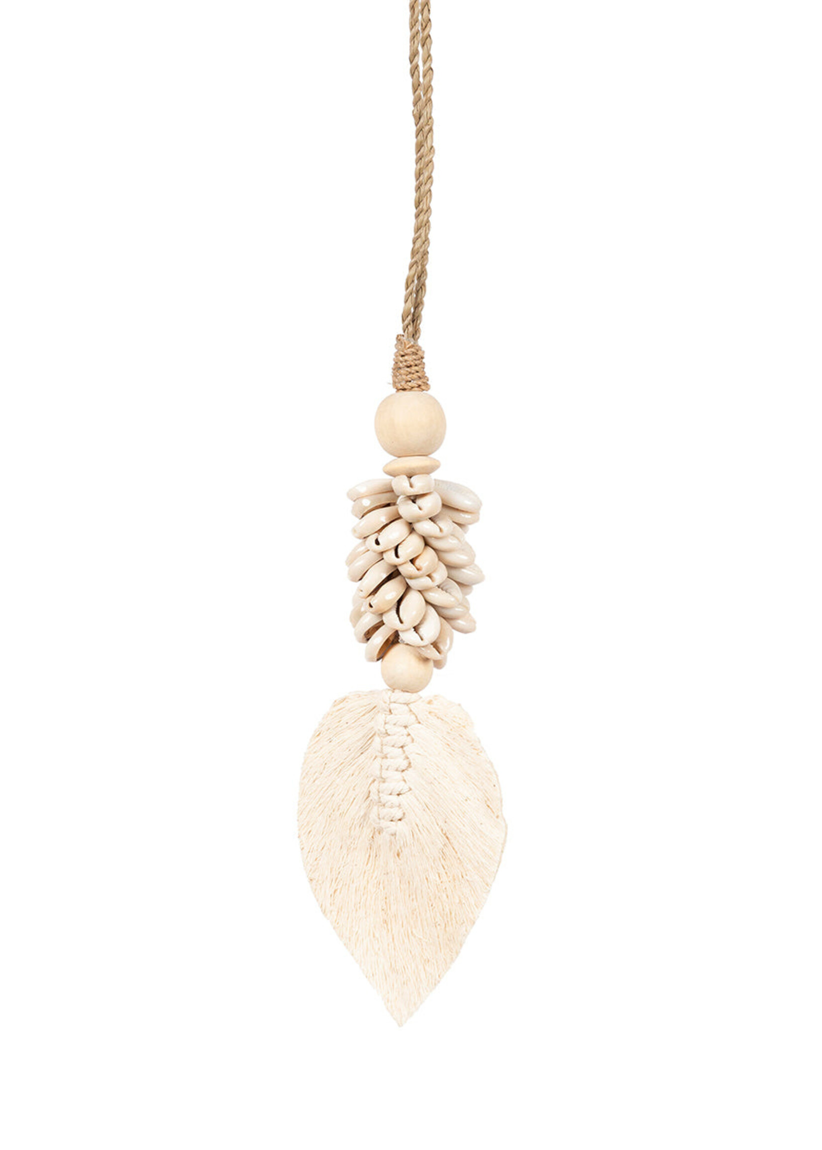 Bazar Bizar Antwerp The Leaf & Shell Tassel - Natural