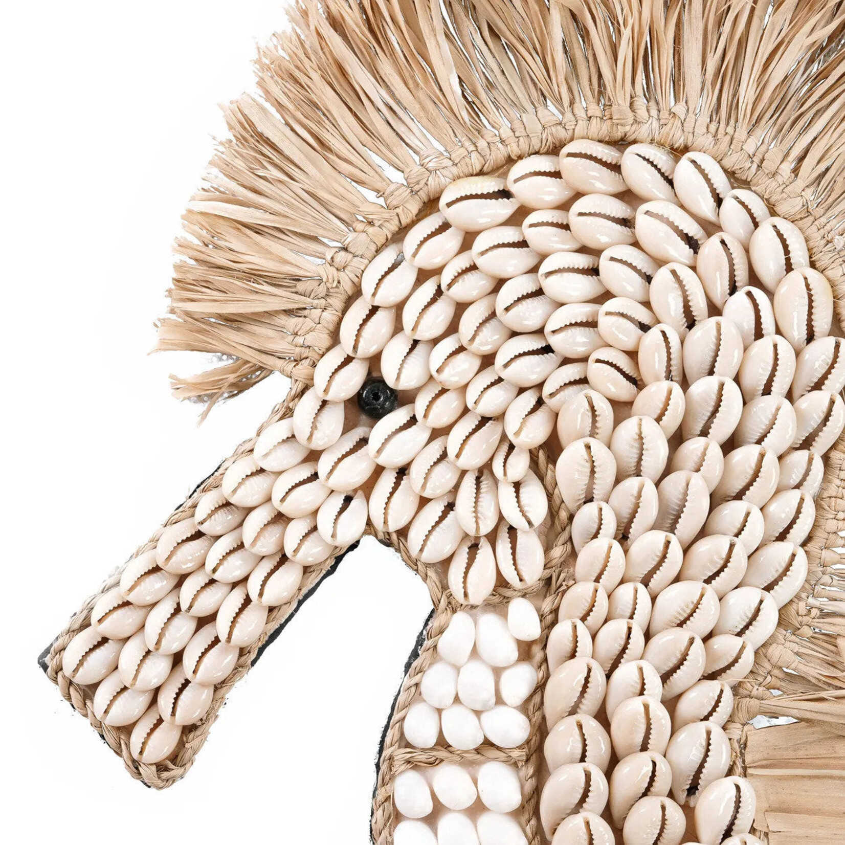 Bazar Bizar Antwerp The Shell Sea Horse - White
