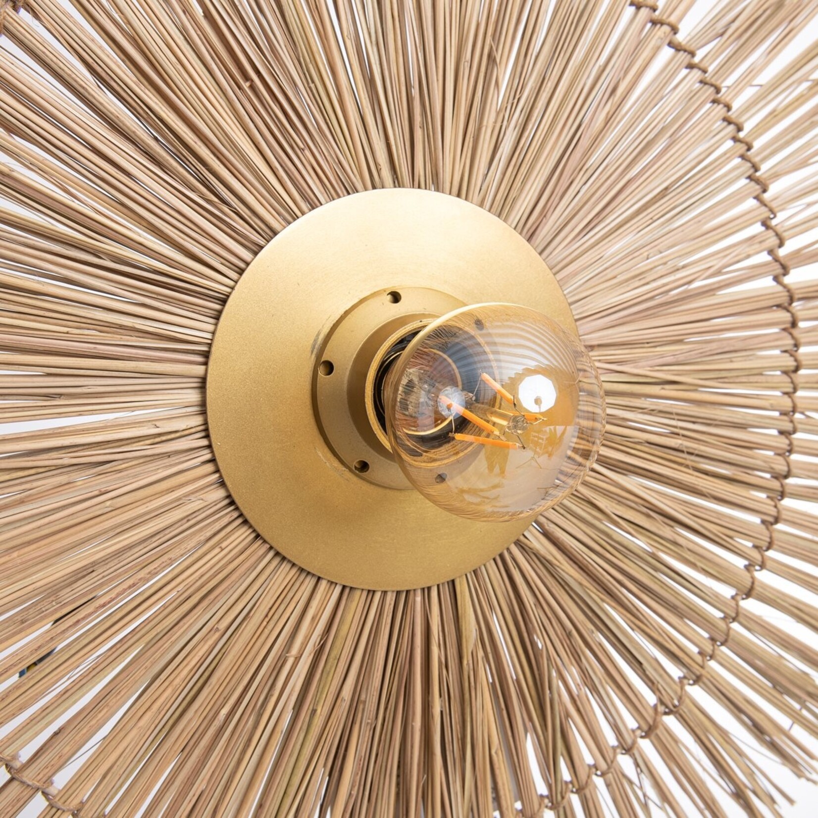 Bazar Bizar Antwerp The Beausoleil Wall Lamp - Natural Gold - M