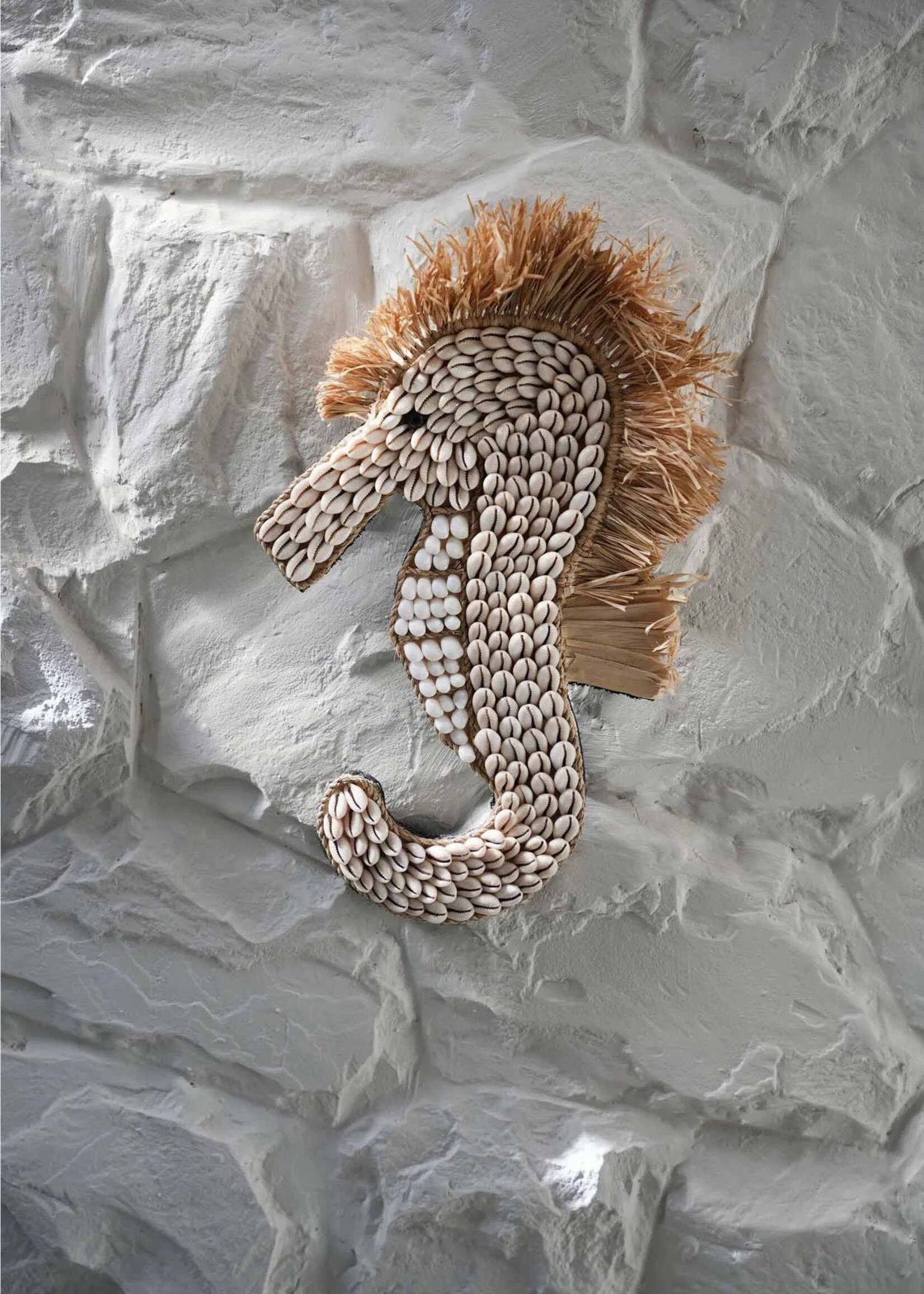 Bazar Bizar Antwerp The Shell Sea Horse - White
