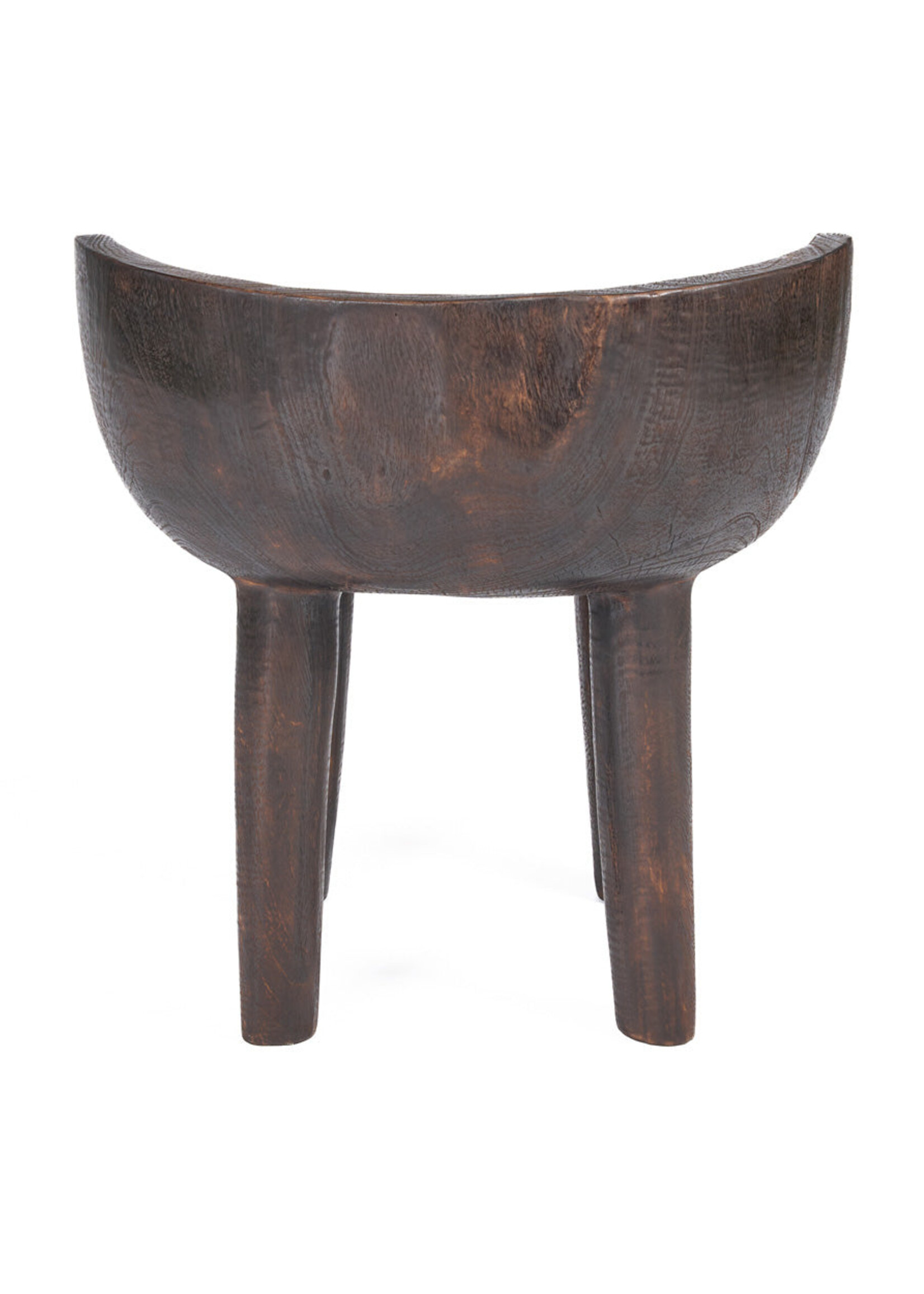 Bazar Bizar Antwerp The Sit Happens Low Chair - Dark Walnut
