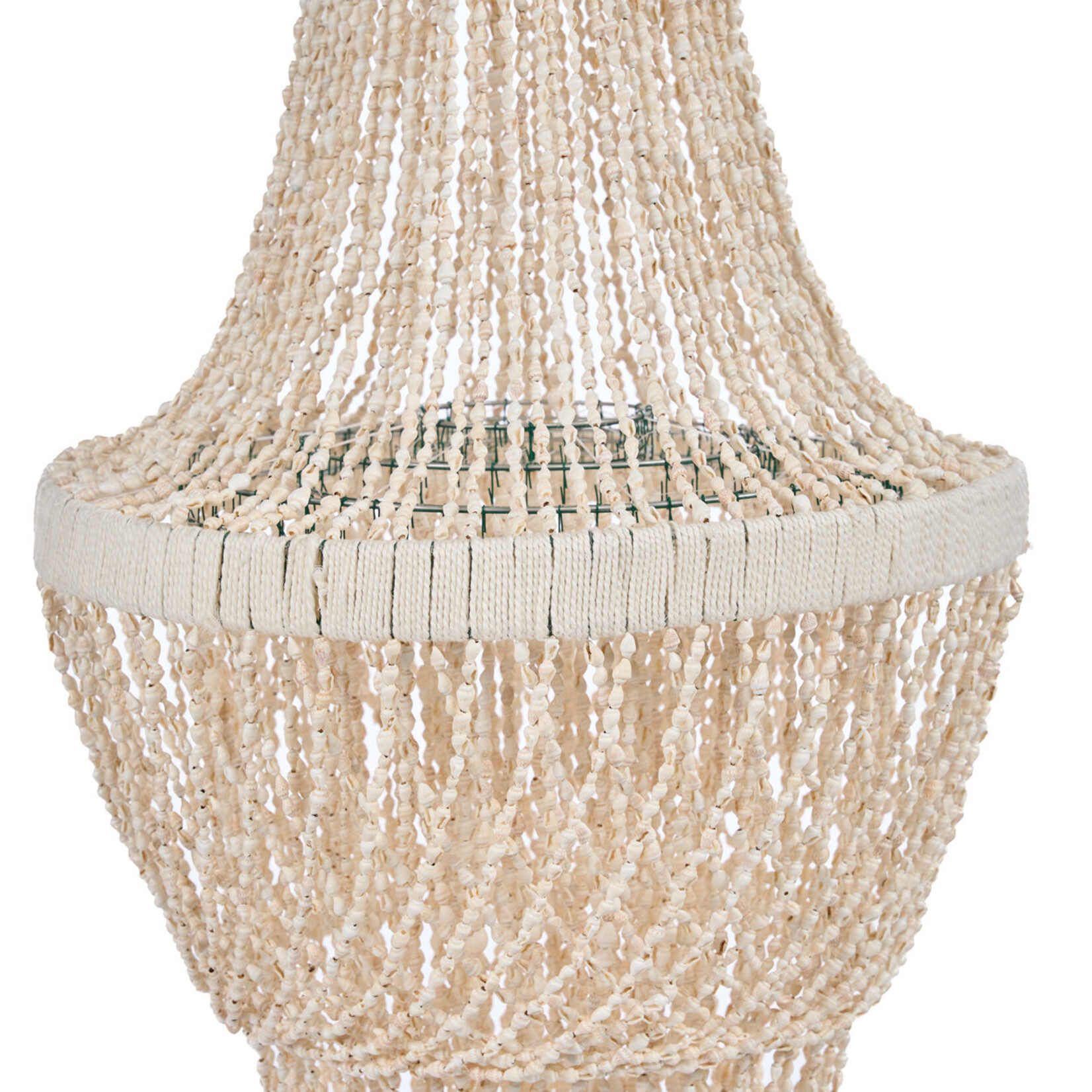 Bazar Bizar Antwerp The Ocean Tower Shell Chandelier - Natural - L