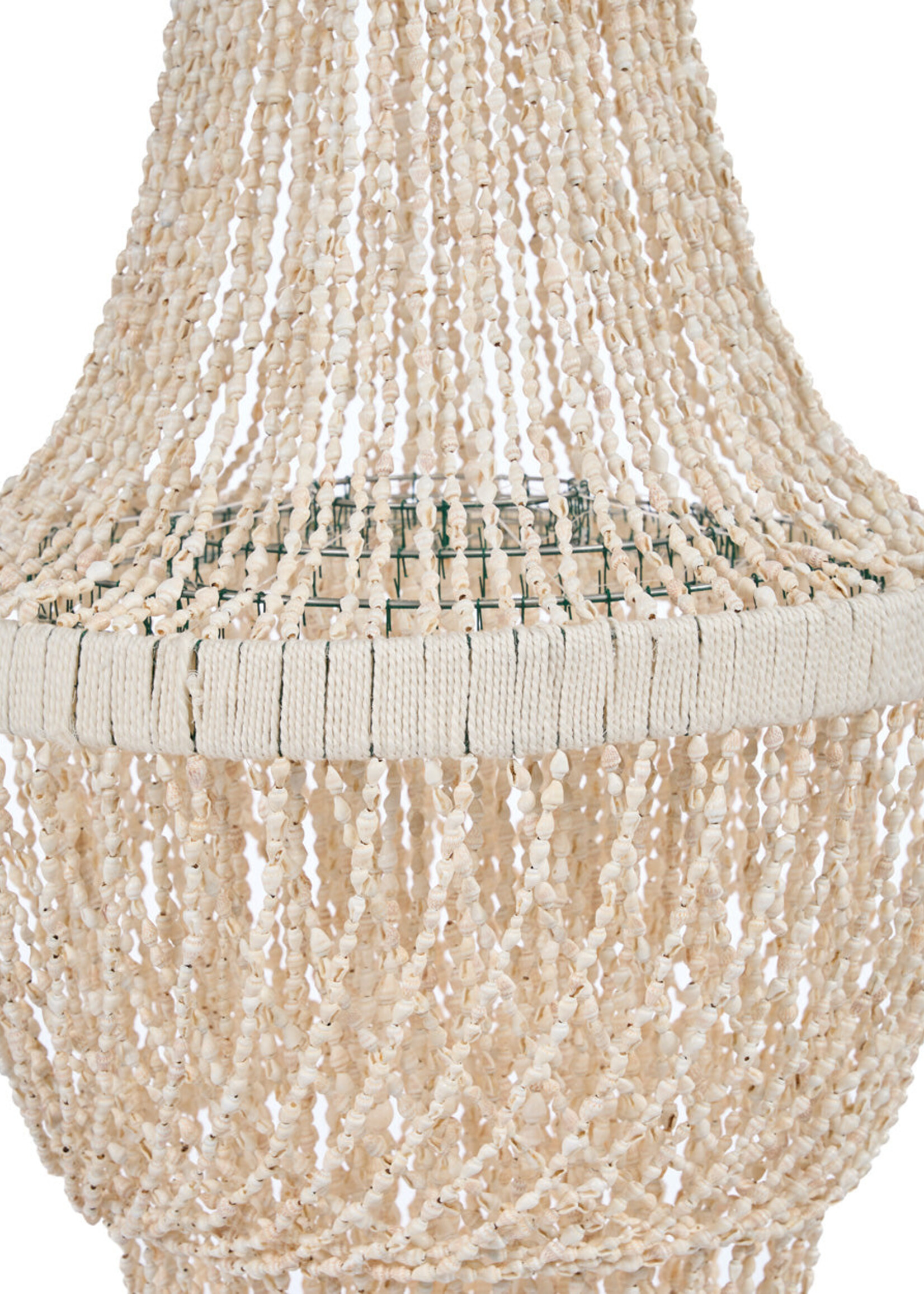 Bazar Bizar Antwerp The Ocean Tower Shell Chandelier - Natural - L