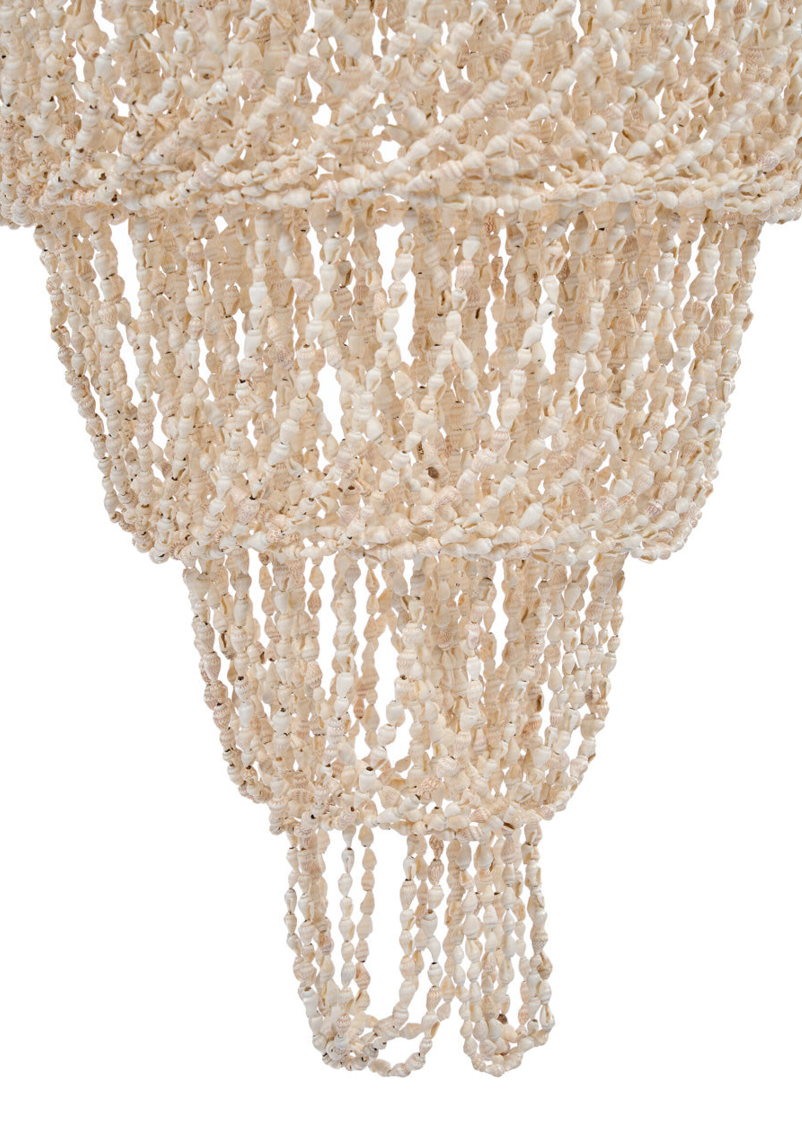 Bazar Bizar Antwerp The Ocean Tower Shell Chandelier - Natural - L