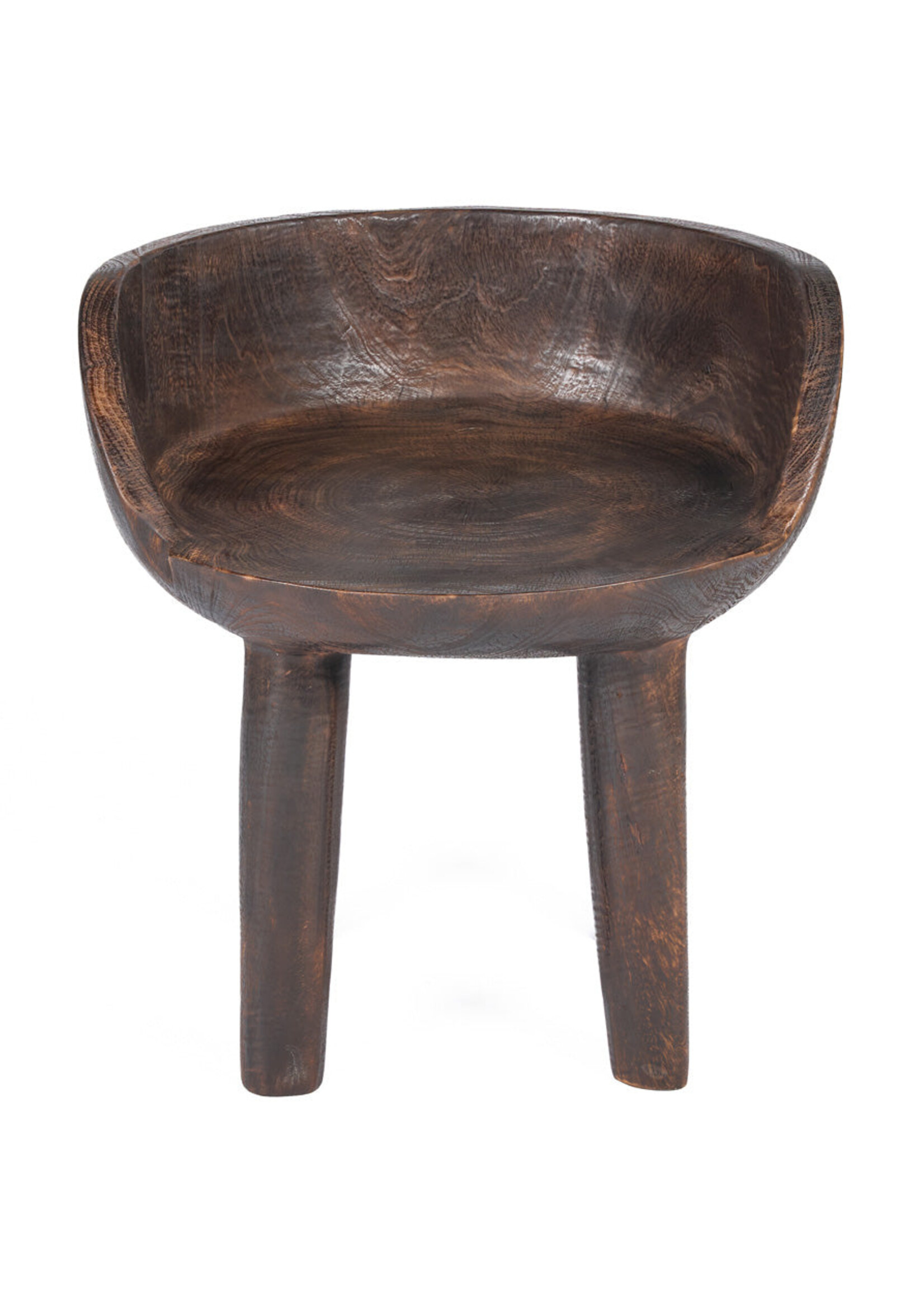 Bazar Bizar Antwerp The Sit Happens Low Chair - Dark Walnut