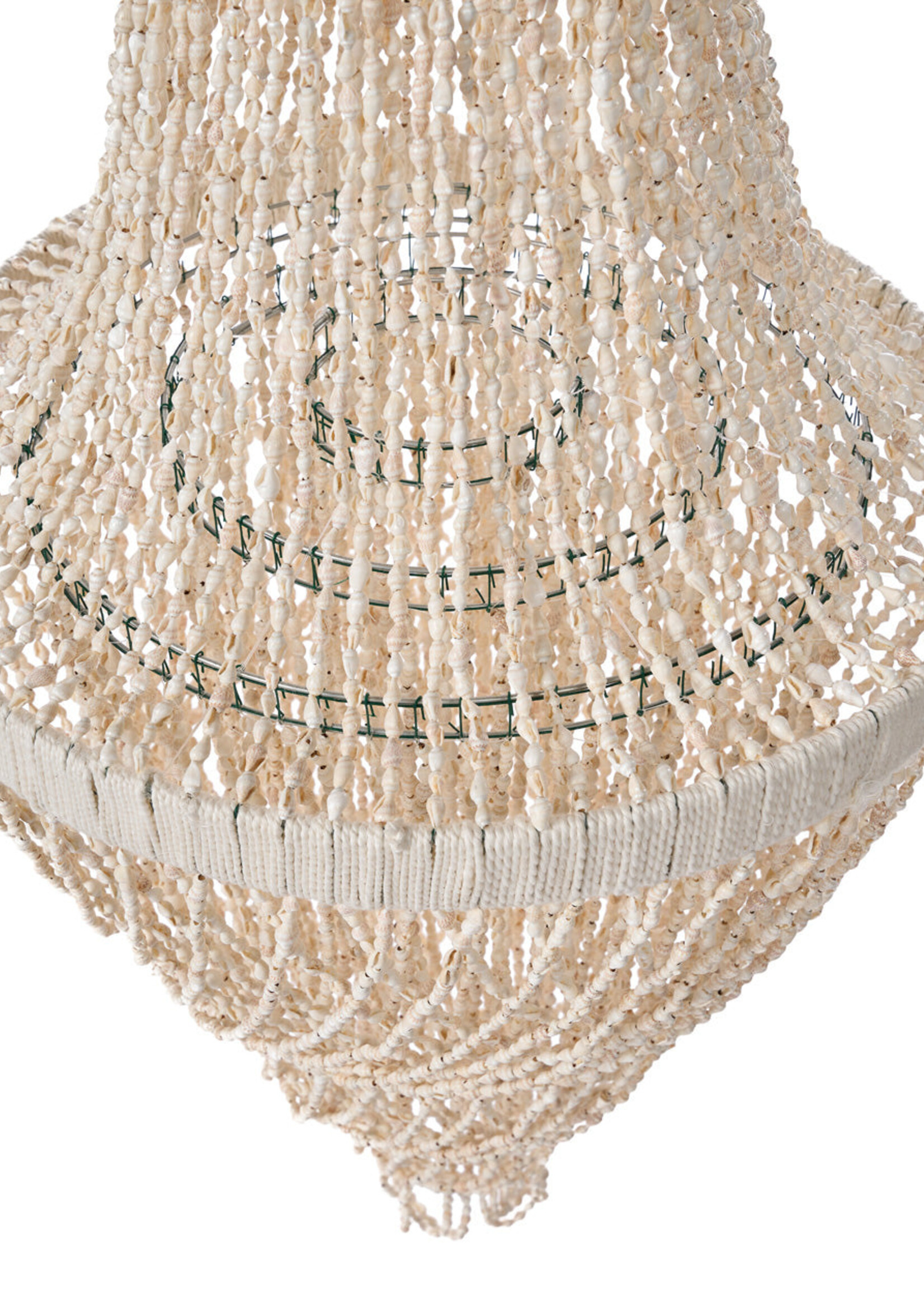 Bazar Bizar Antwerp The Ocean Tower Shell Chandelier - Natural - L