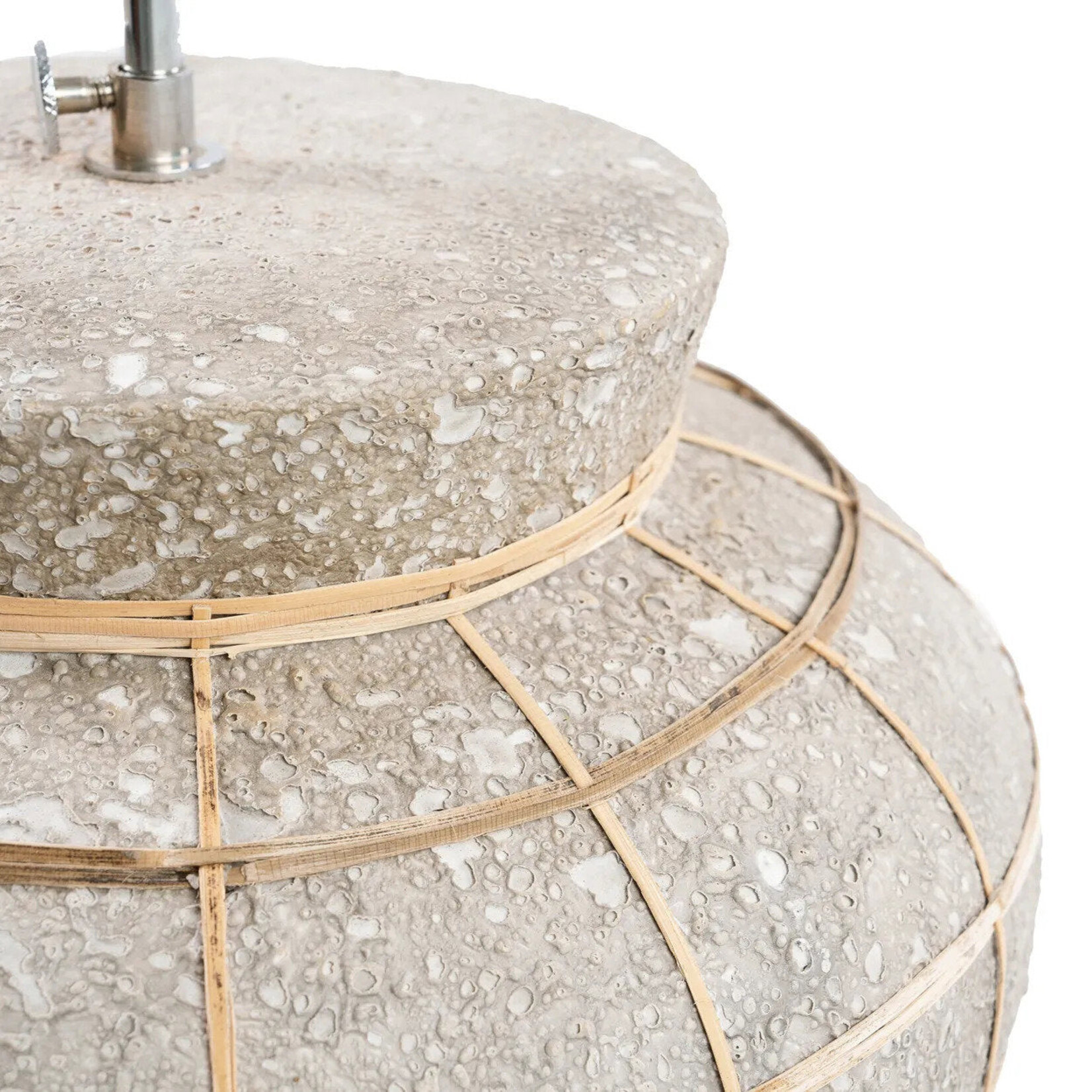 Bazar Bizar Antwerp The Kythira Table Lamp - Natural Concrete