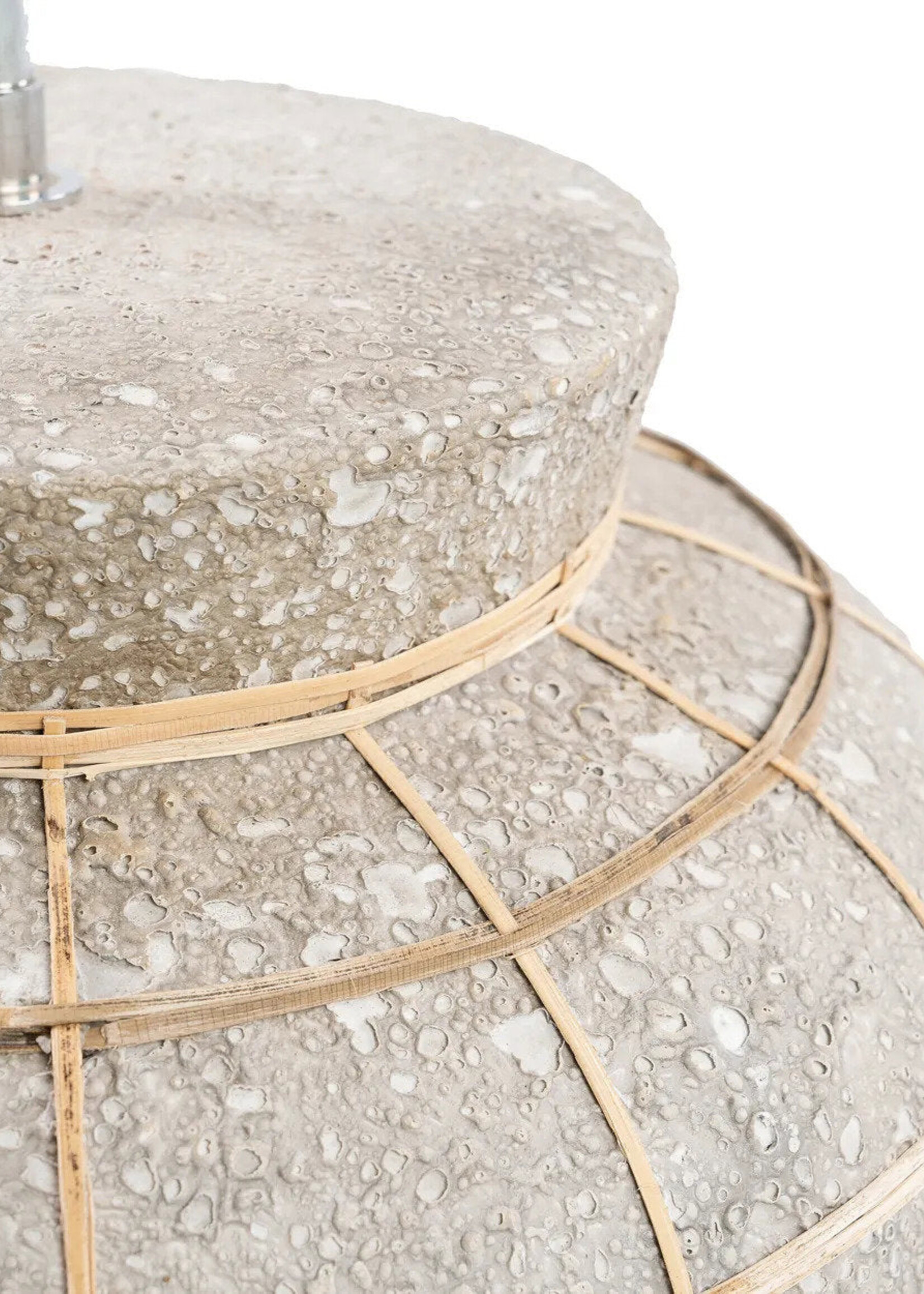 Bazar Bizar Antwerp The Kythira Table Lamp - Natural Concrete