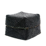 Bazar Bizar Antwerp The Beaded Basket - Black - L